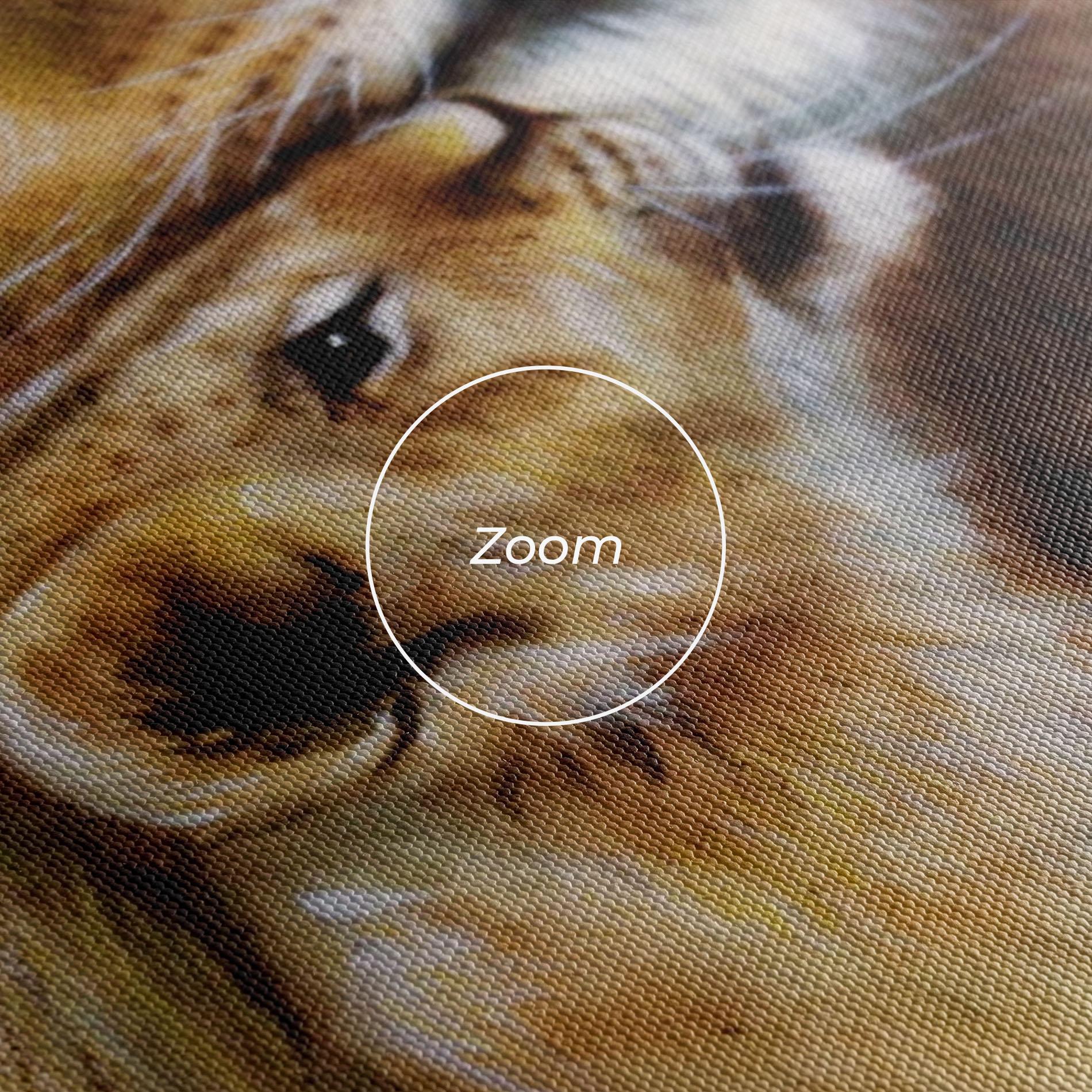 Obraz na Płótnie Lion Love mockup 3