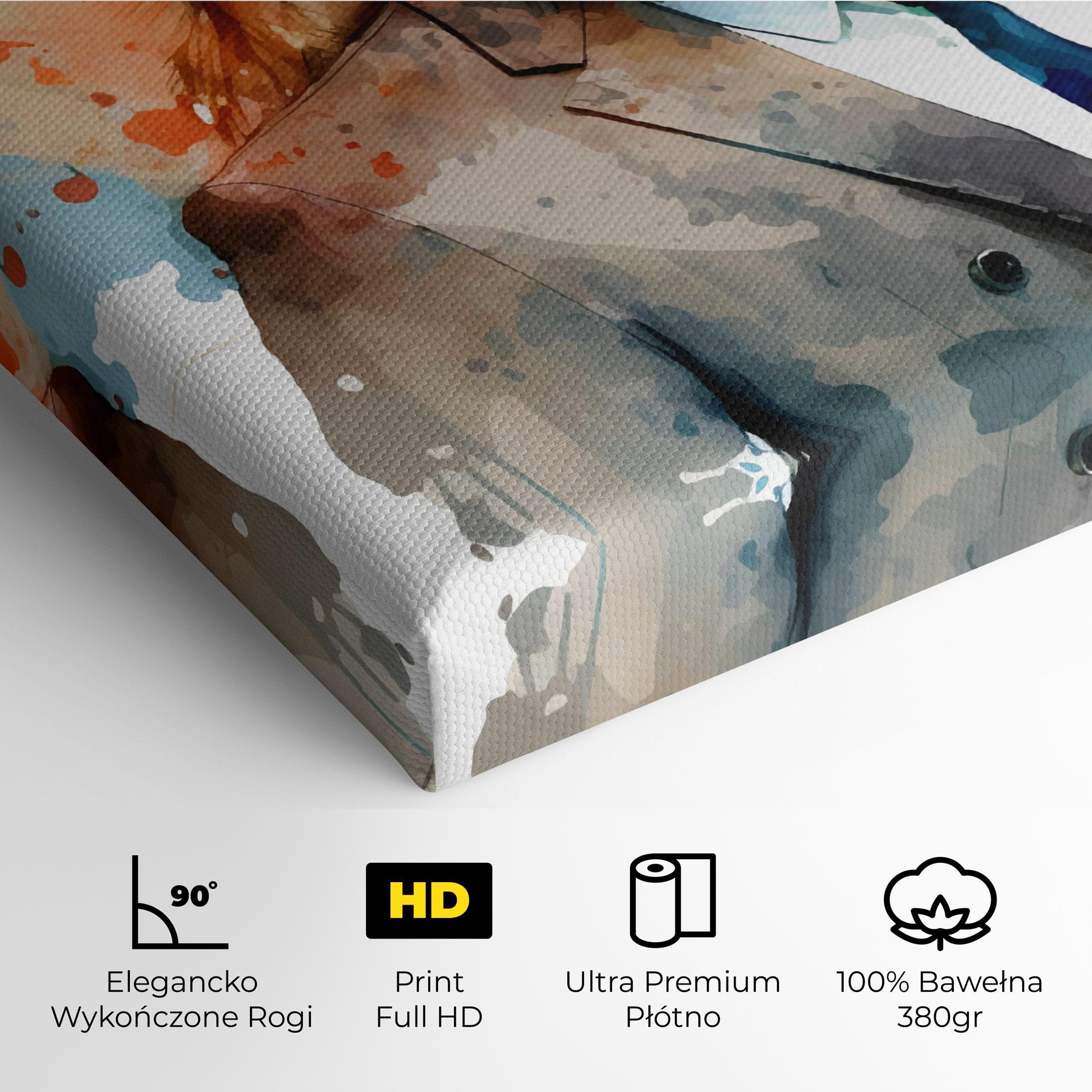 Obraz na Płótnie Brown Suit Lion mockup 4