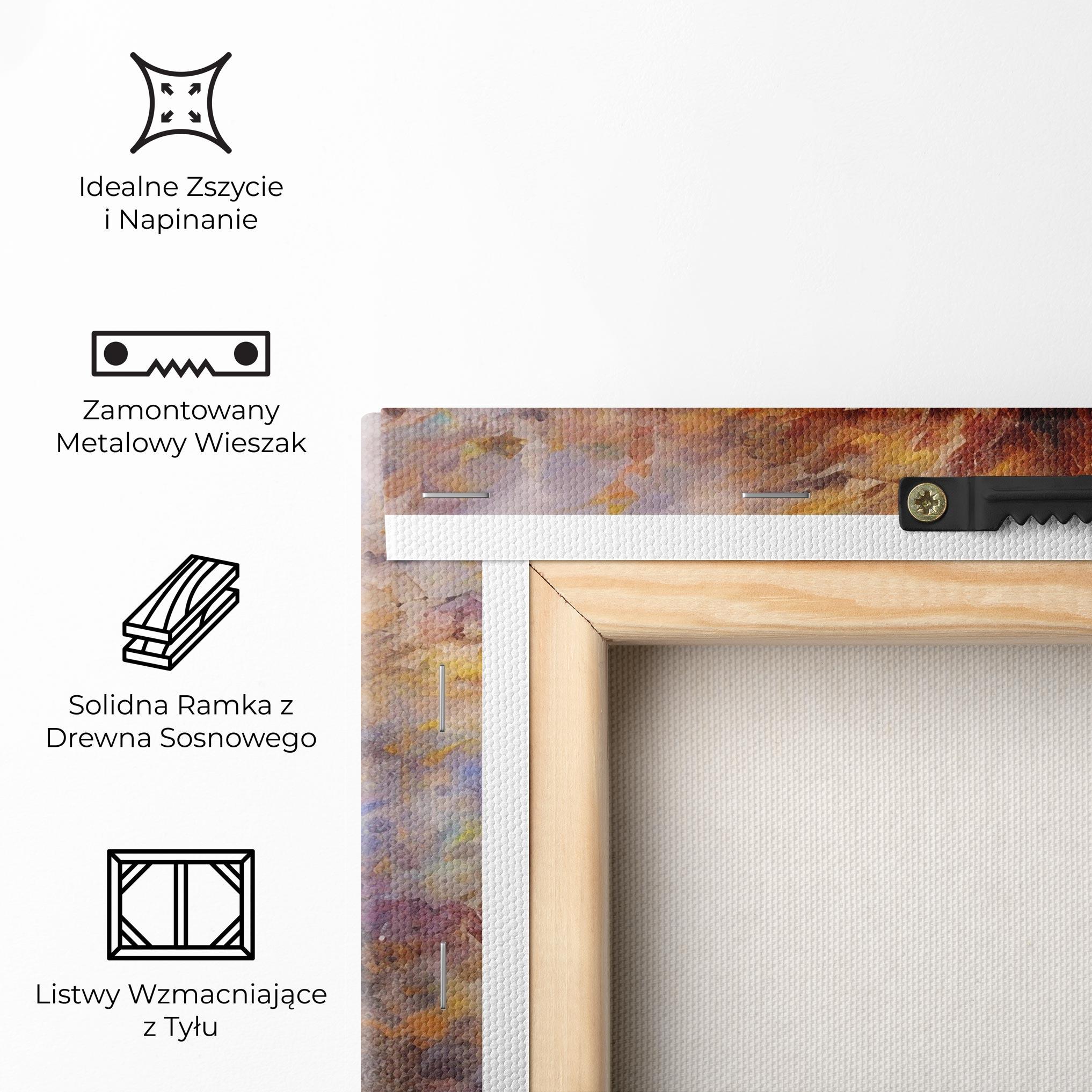 Obraz na Płótnie Abstract Lion Head mockup 5