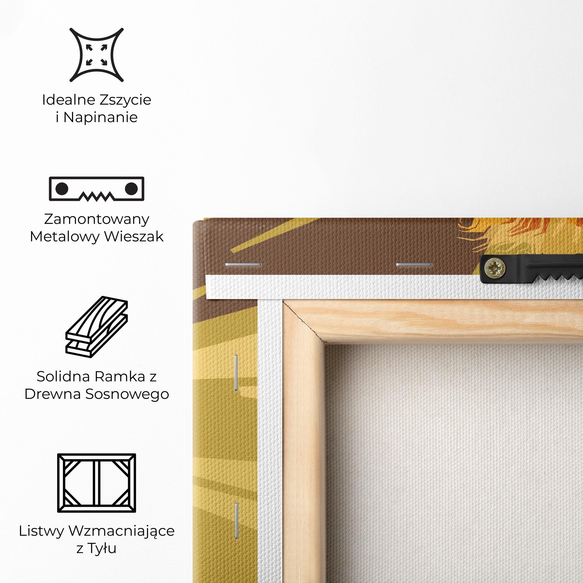 Obraz na Płótnie Lion Art mockup 5