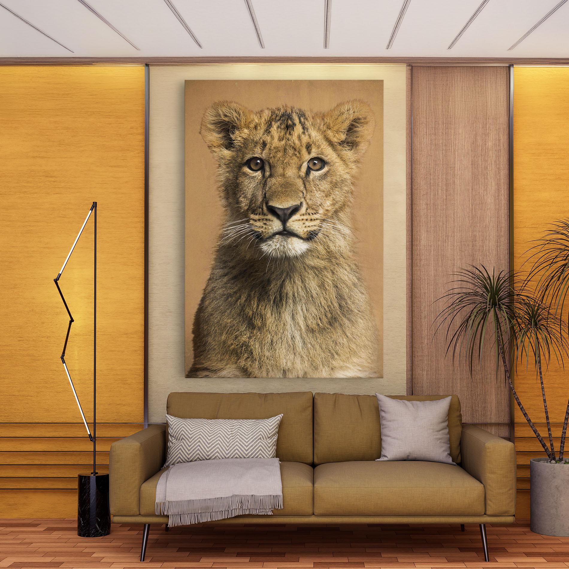Obraz na Płótnie Baby Lion mockup 9