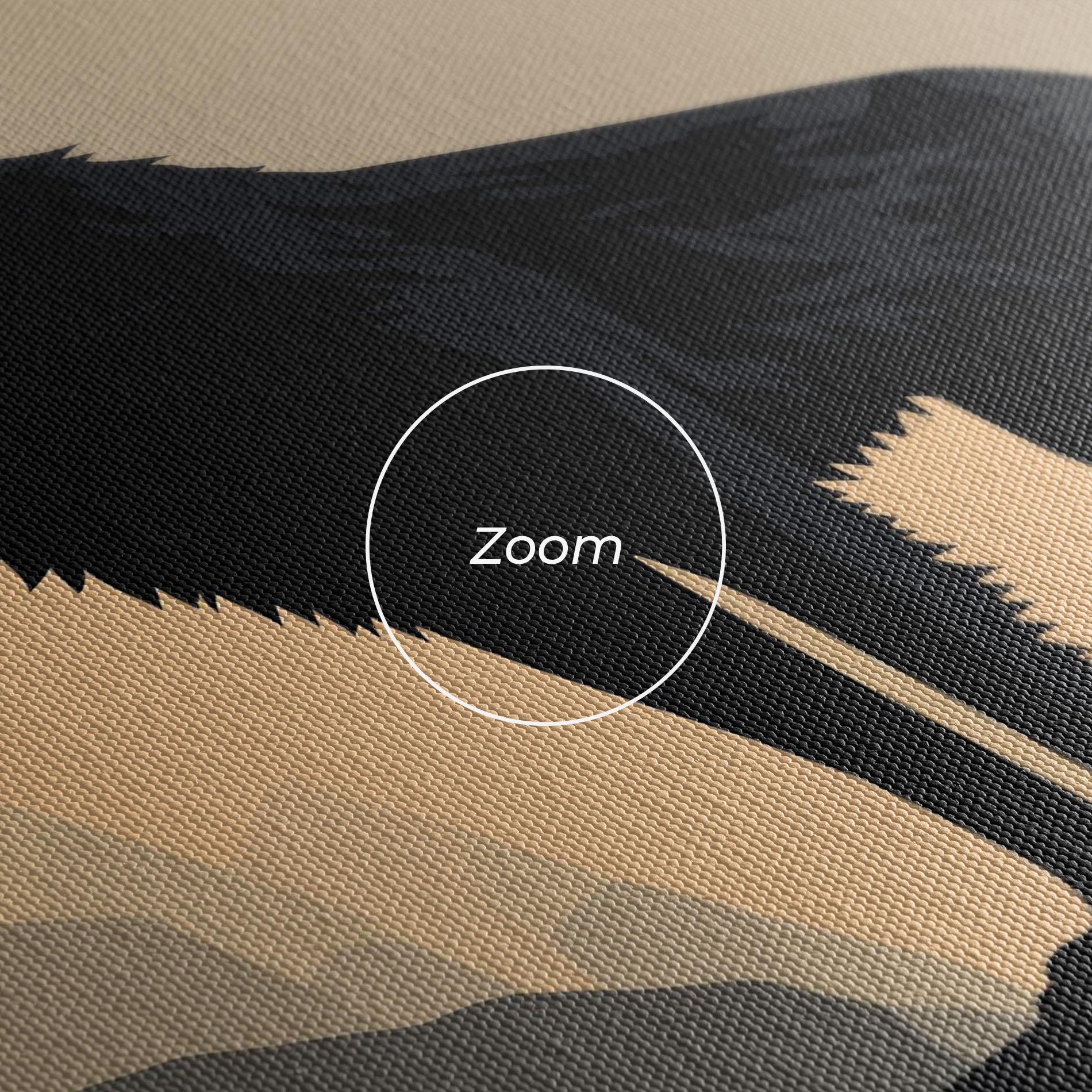 Obraz na Płótnie Black Wolf mockup 3