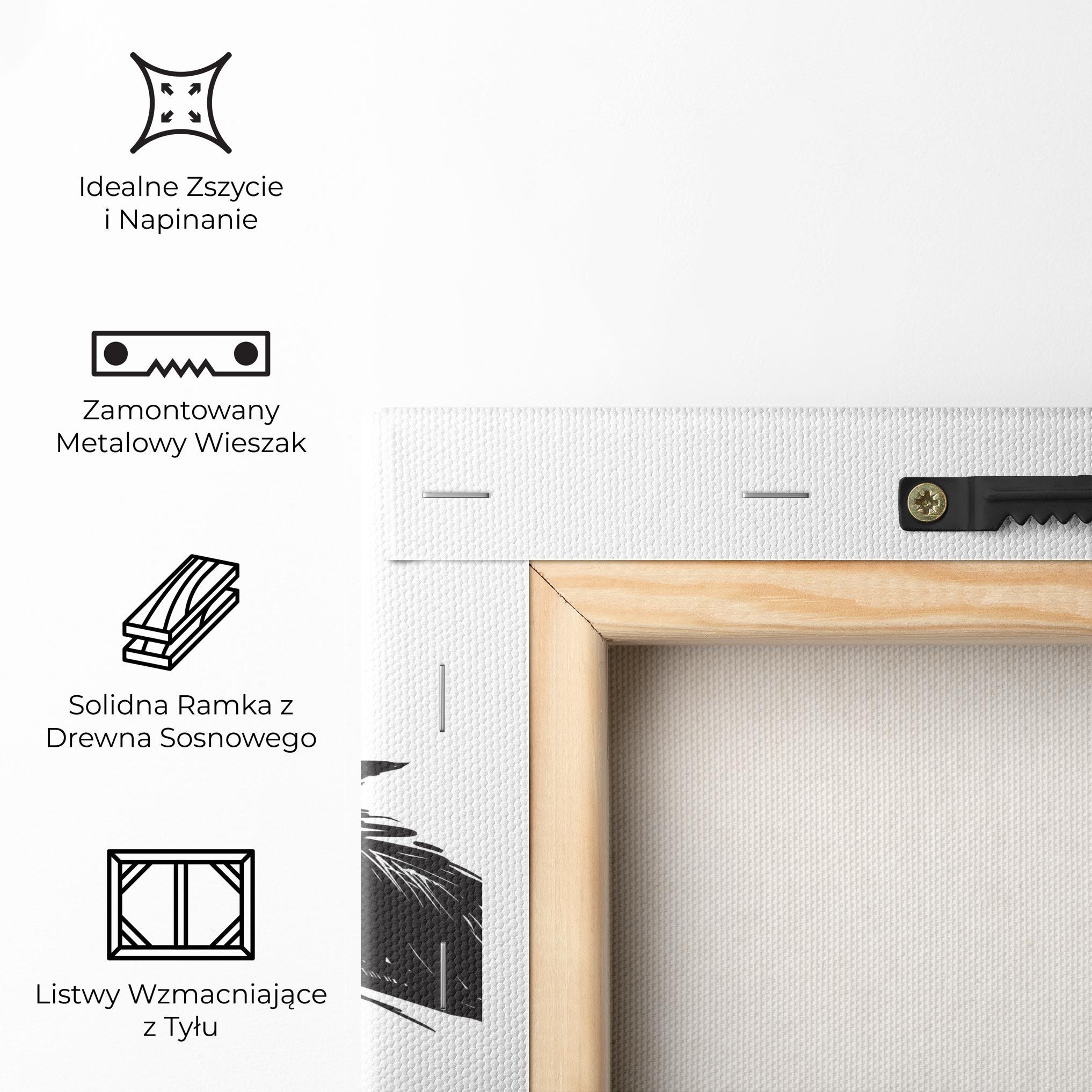 Obraz na Płótnie Black Wolves mockup 5