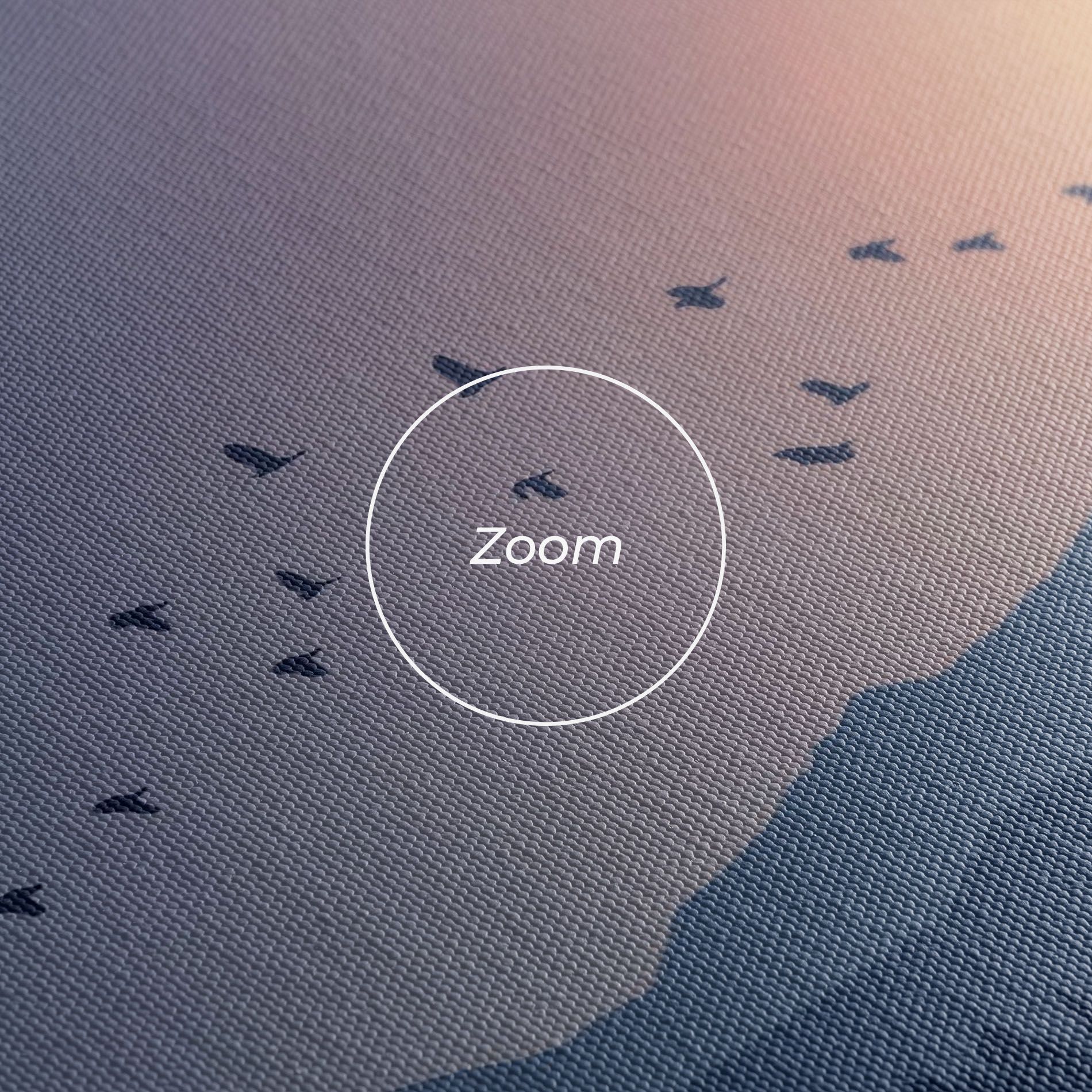 Sunset Birds View mockup 3