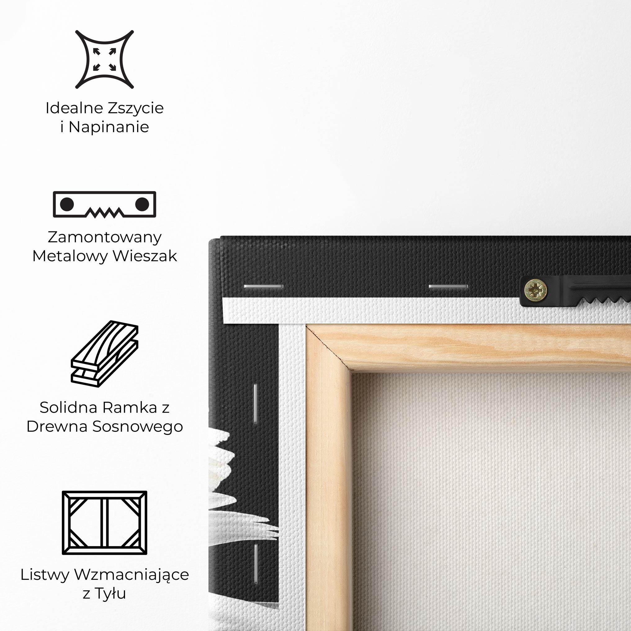 Obraz na Płótnie Black And White Swan mockup 5