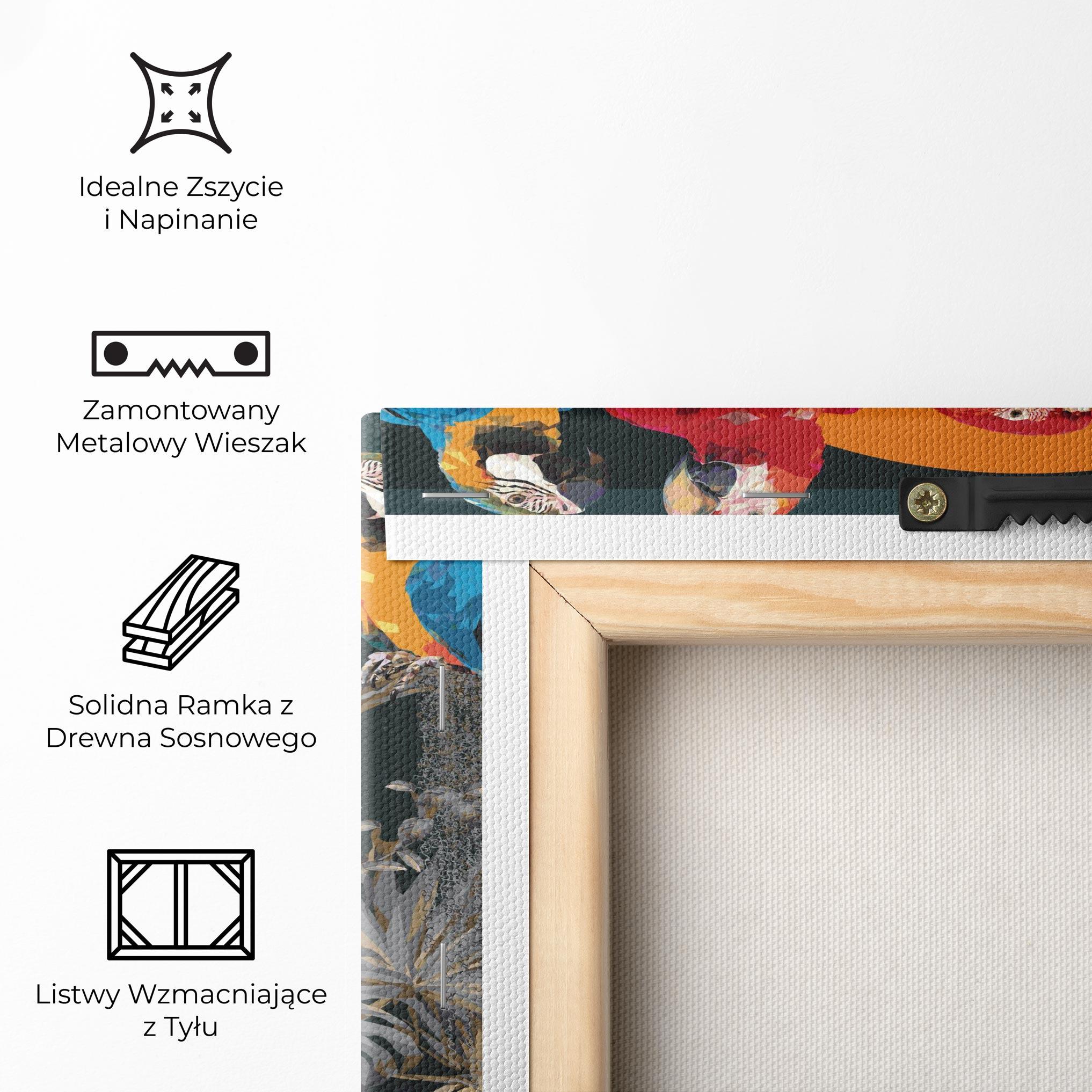 Obraz na Płótnie Family Parrot mockup 5