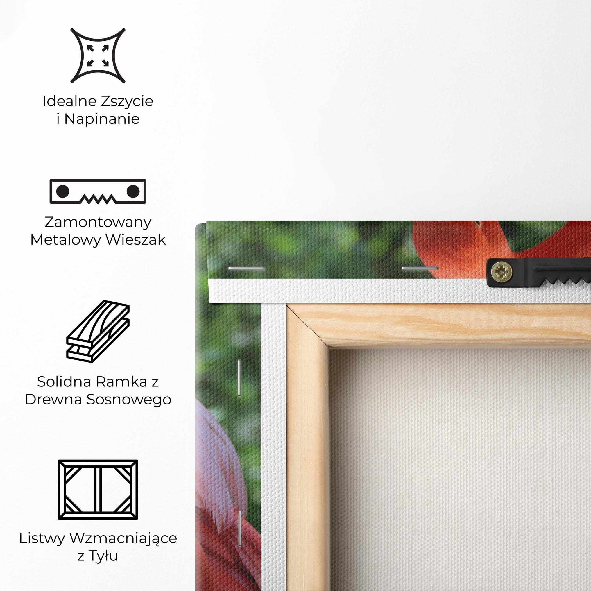 Obraz na Płótnie Red Flamingo mockup 5