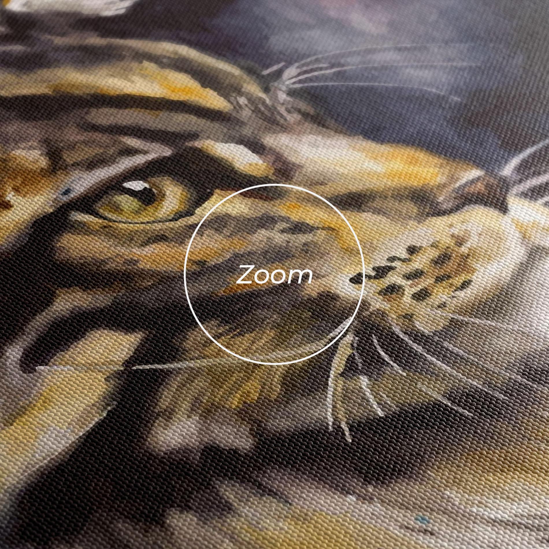 Obraz na Płótnie Cat Watercolor Art mockup 3