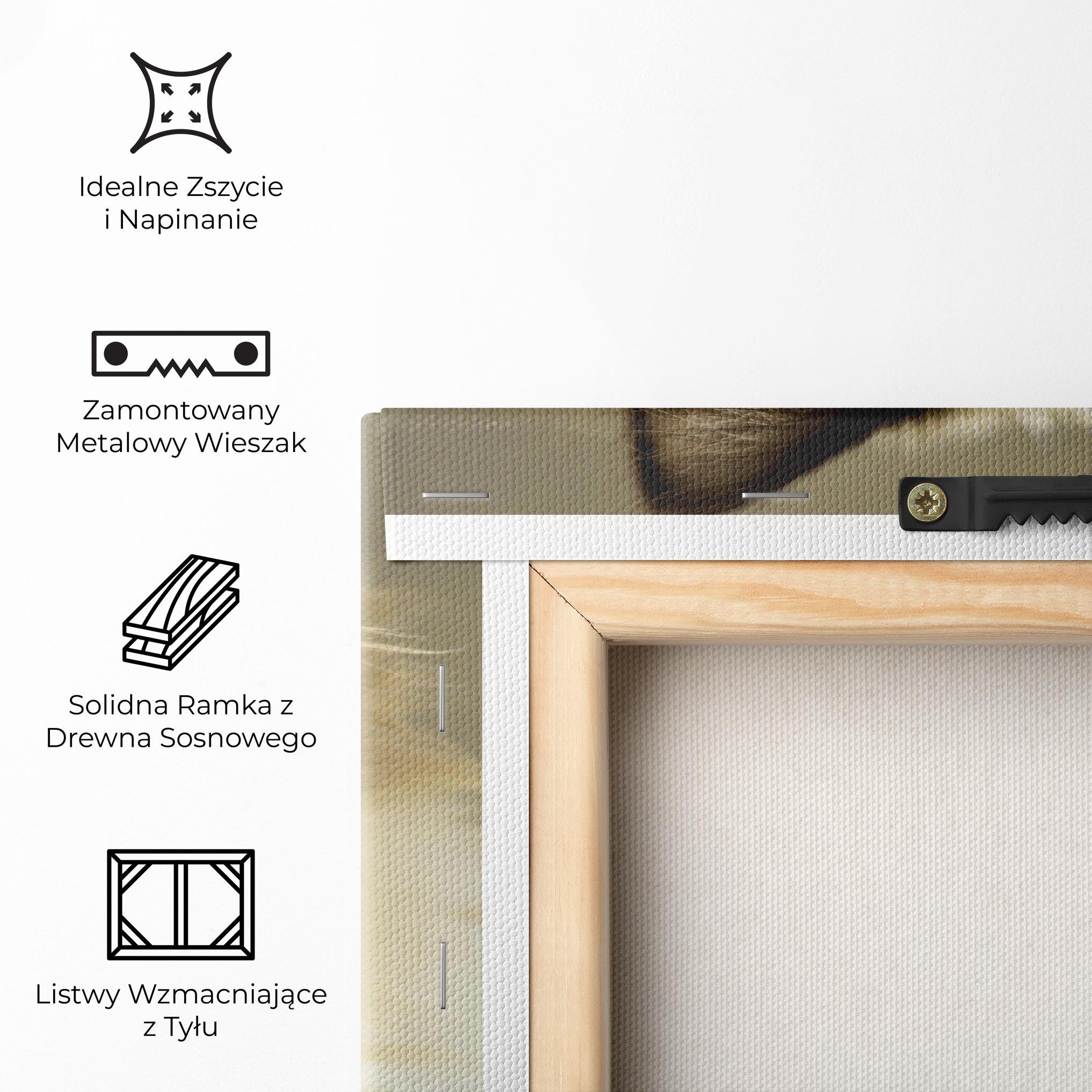 Obraz na Płótnie Interesting Blue Eyes Cat mockup 5