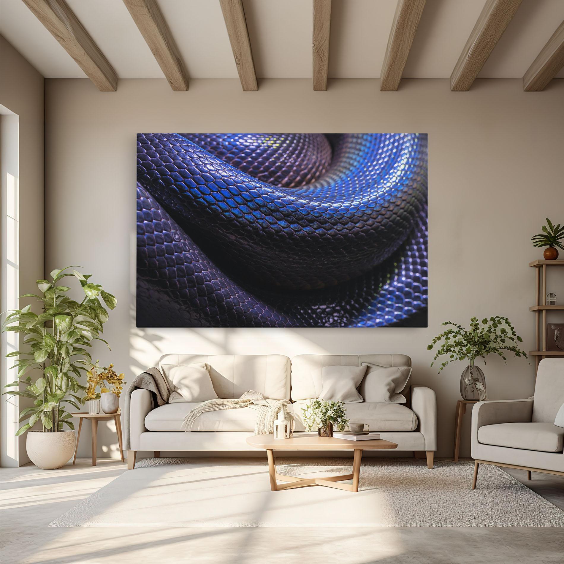 Obraz na Płótnie Snake Skin mockup 6