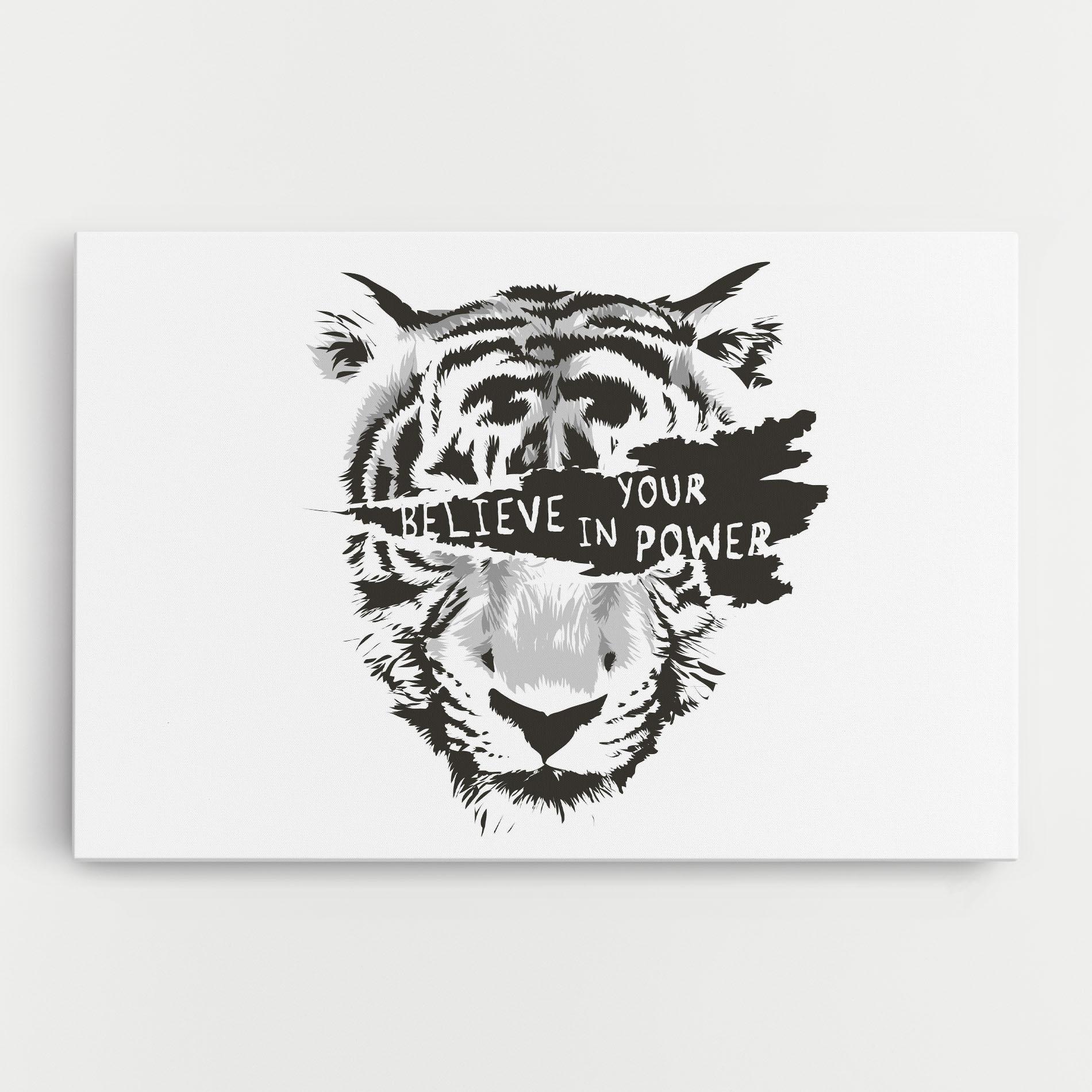 Obraz na Płótnie Belive In Your Power mockup 0