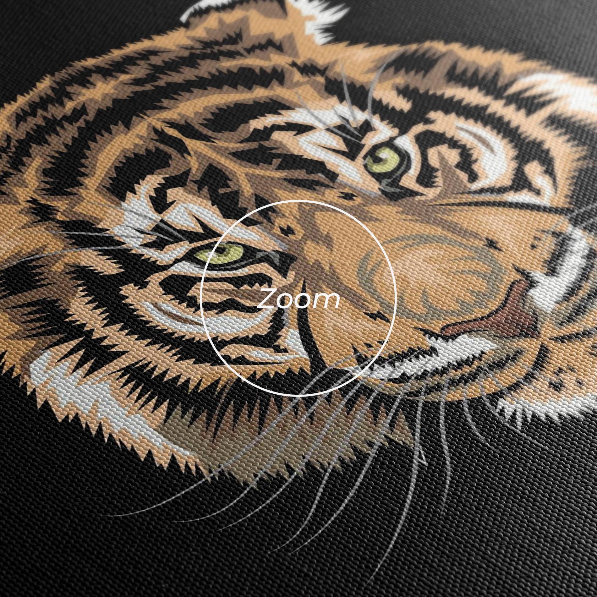 Obraz na Płótnie 3 Tigers mockup 3