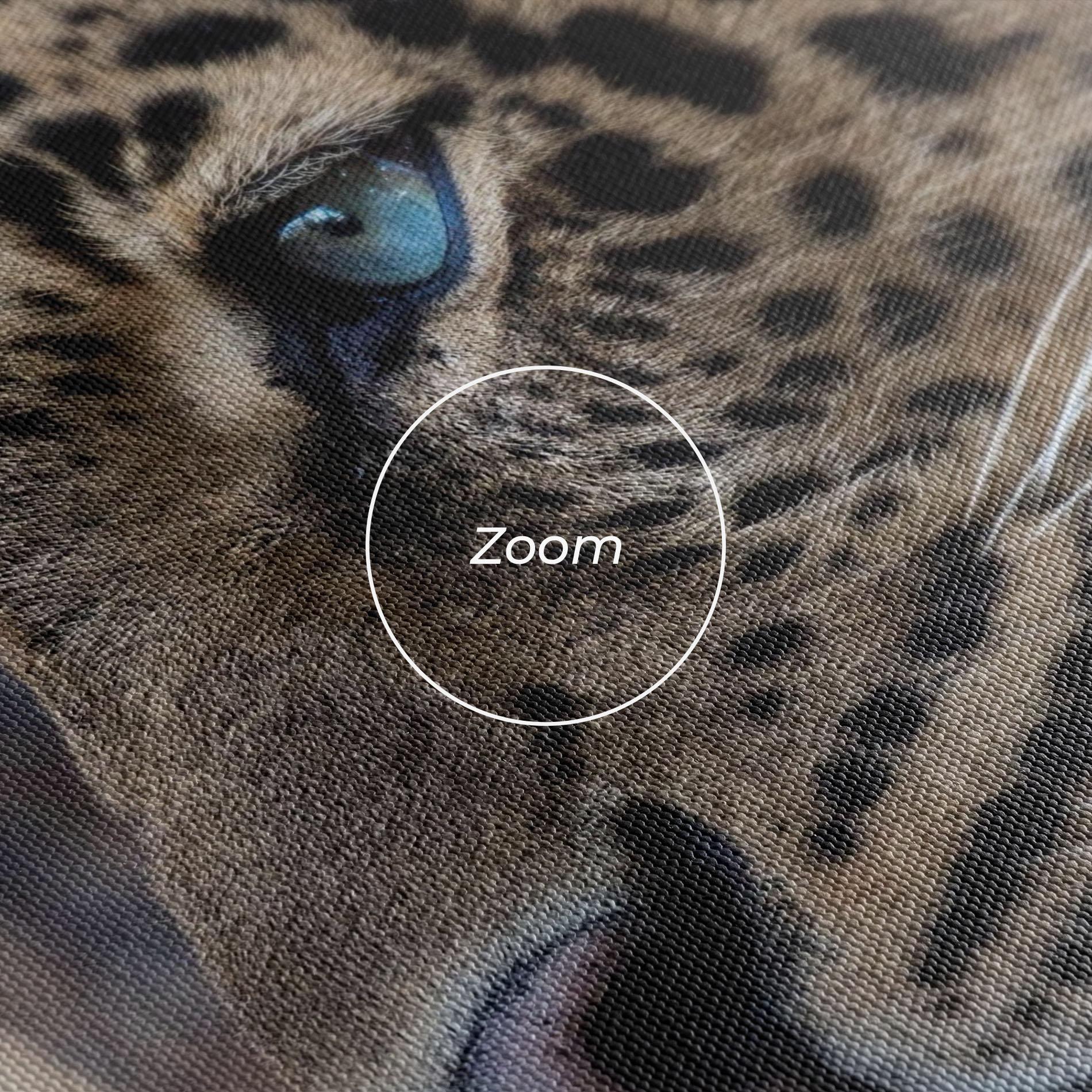 Obraz na Płótnie Blue Tiger mockup 3