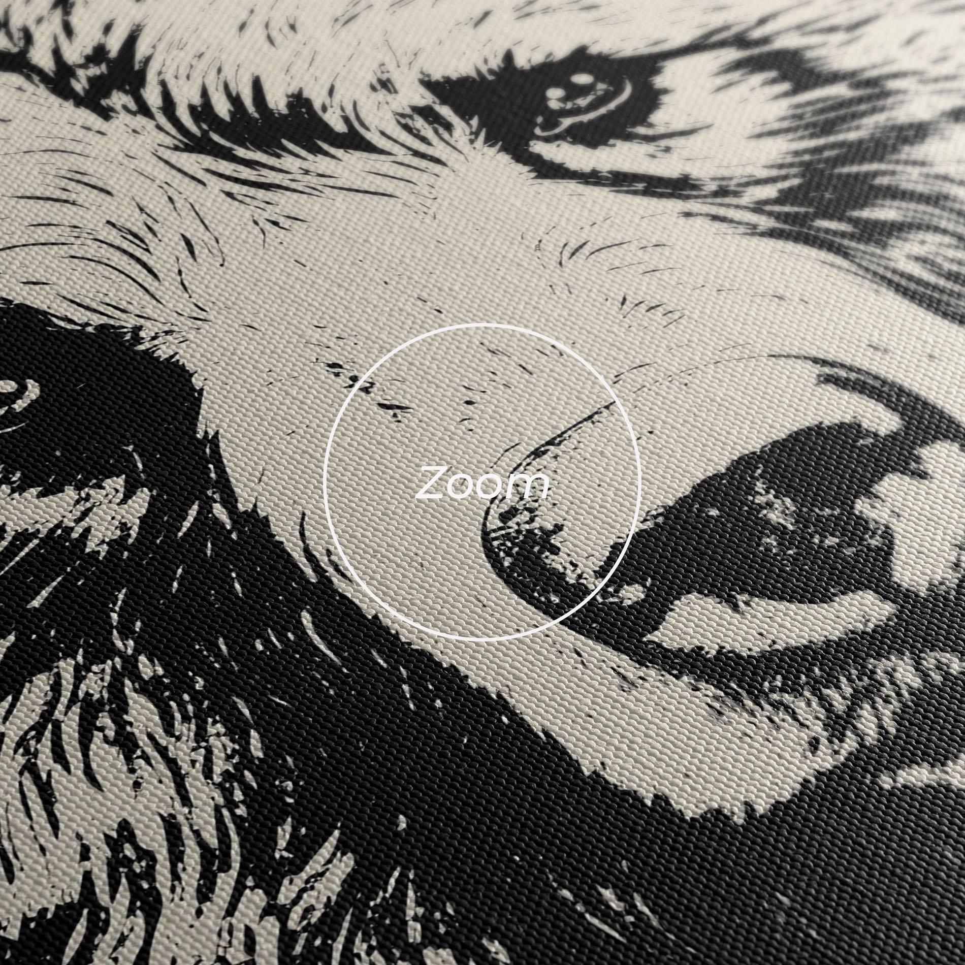 Obraz na Płótnie Cream Head Bear mockup 3