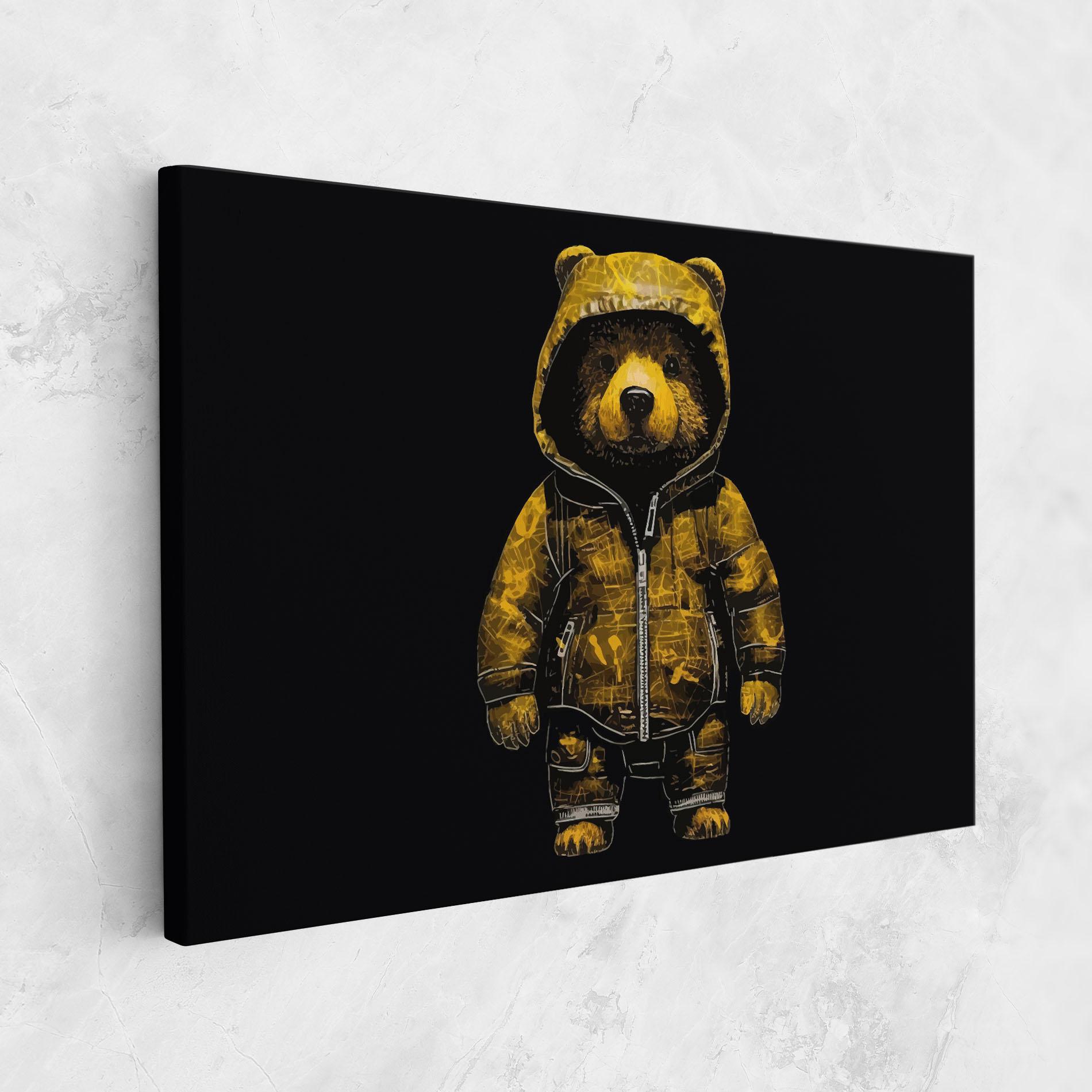 Obraz na Płótnie Yellow Bear mockup 1