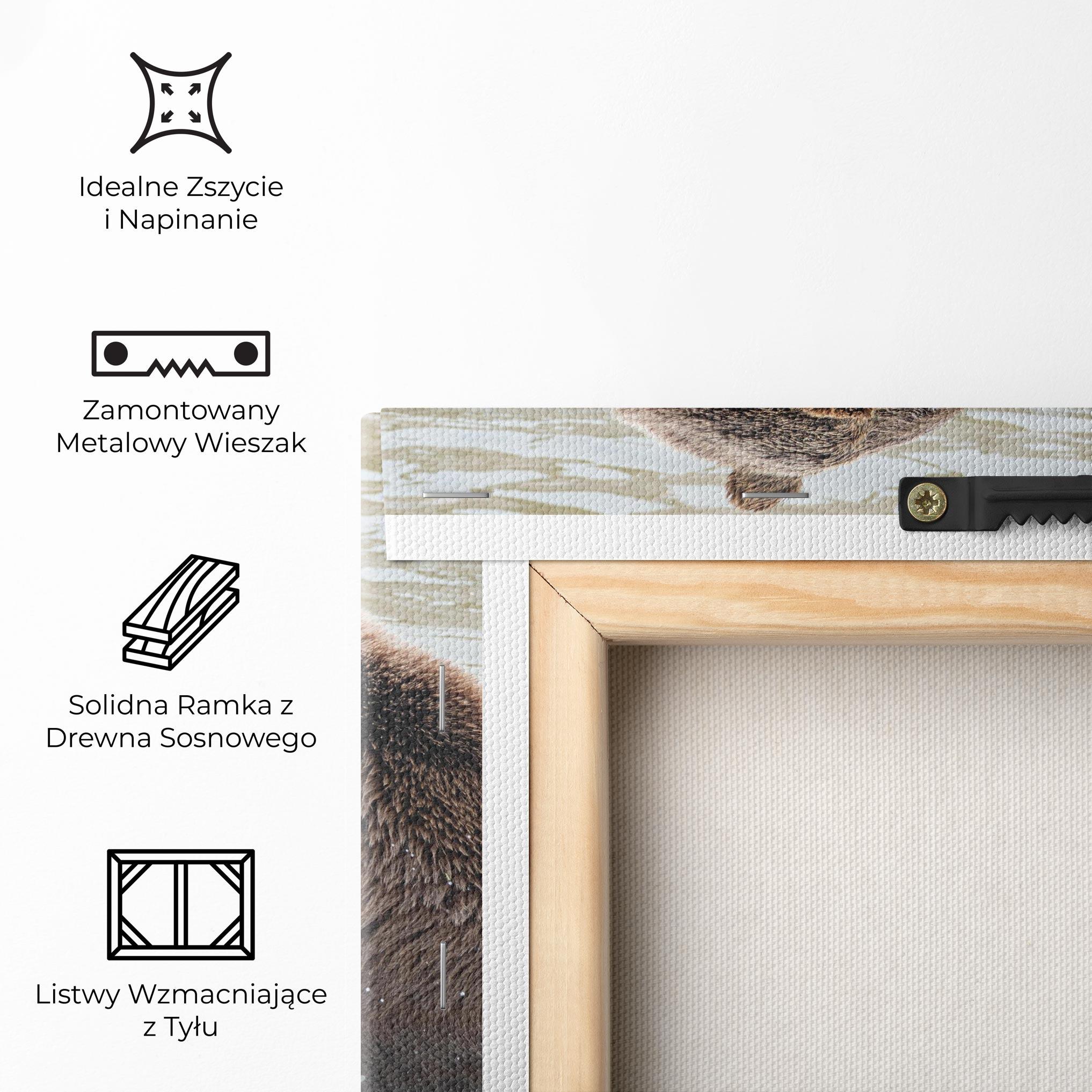 Obraz na Płótnie Bears Fighting mockup 5