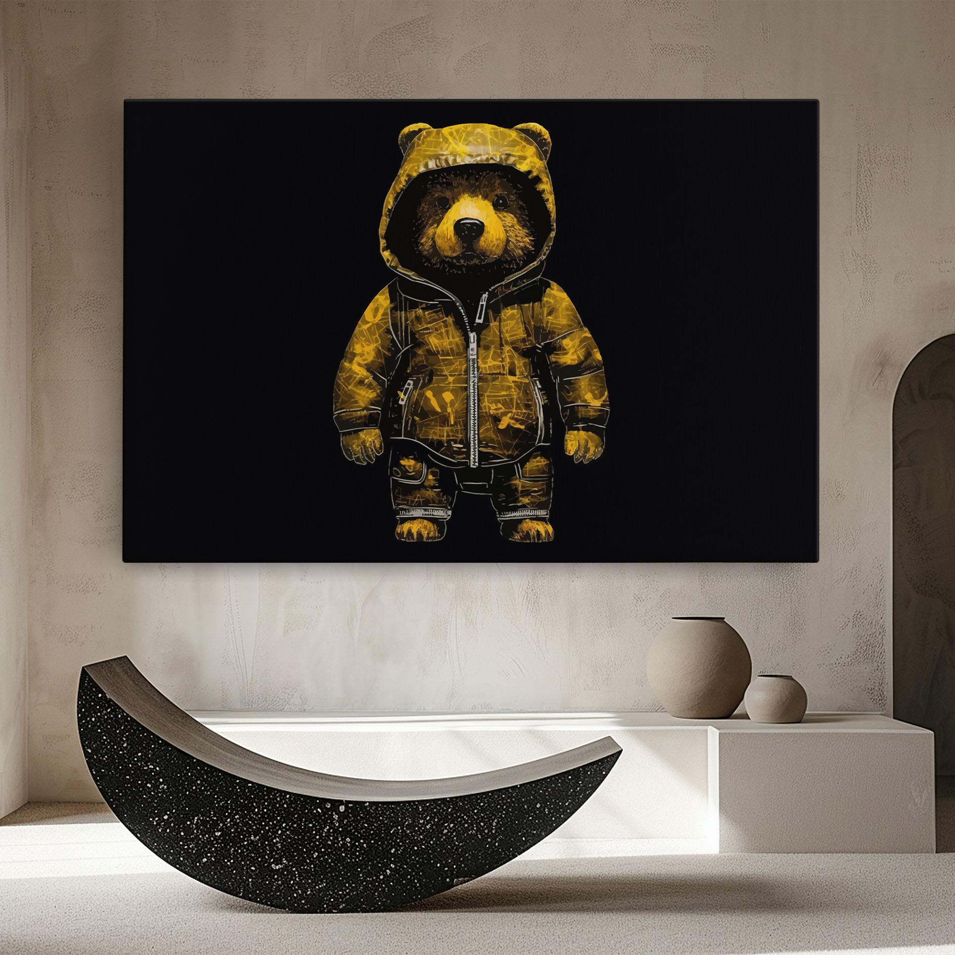 Obraz na Płótnie Yellow Bear mockup 8