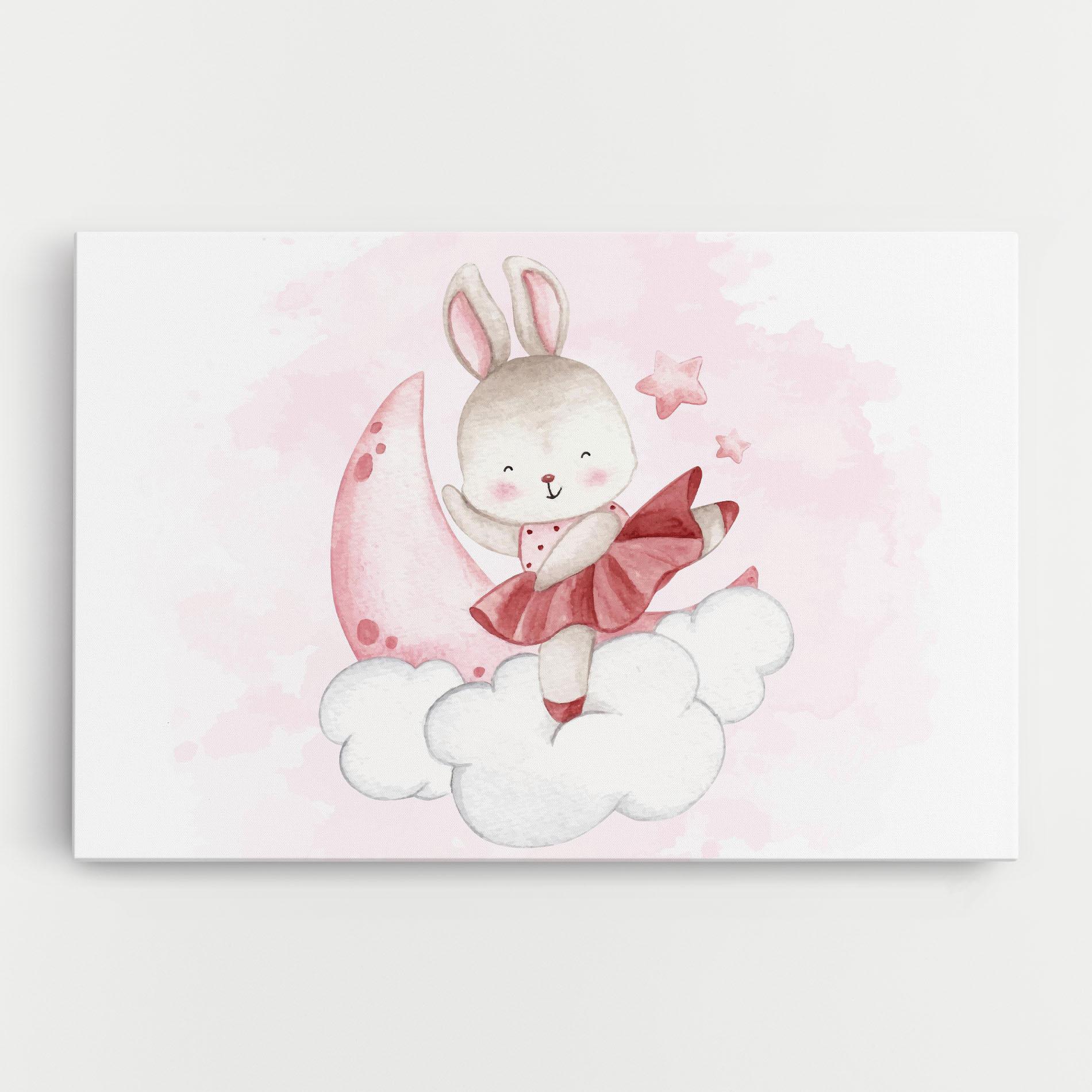 Obraz na Płótnie Ballerina Rabbit mockup 0