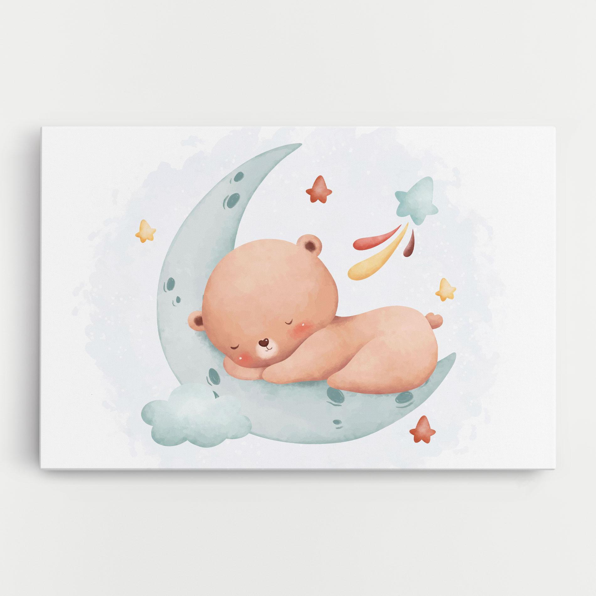 Obraz na Płótnie Blue Moon Bear mockup 0