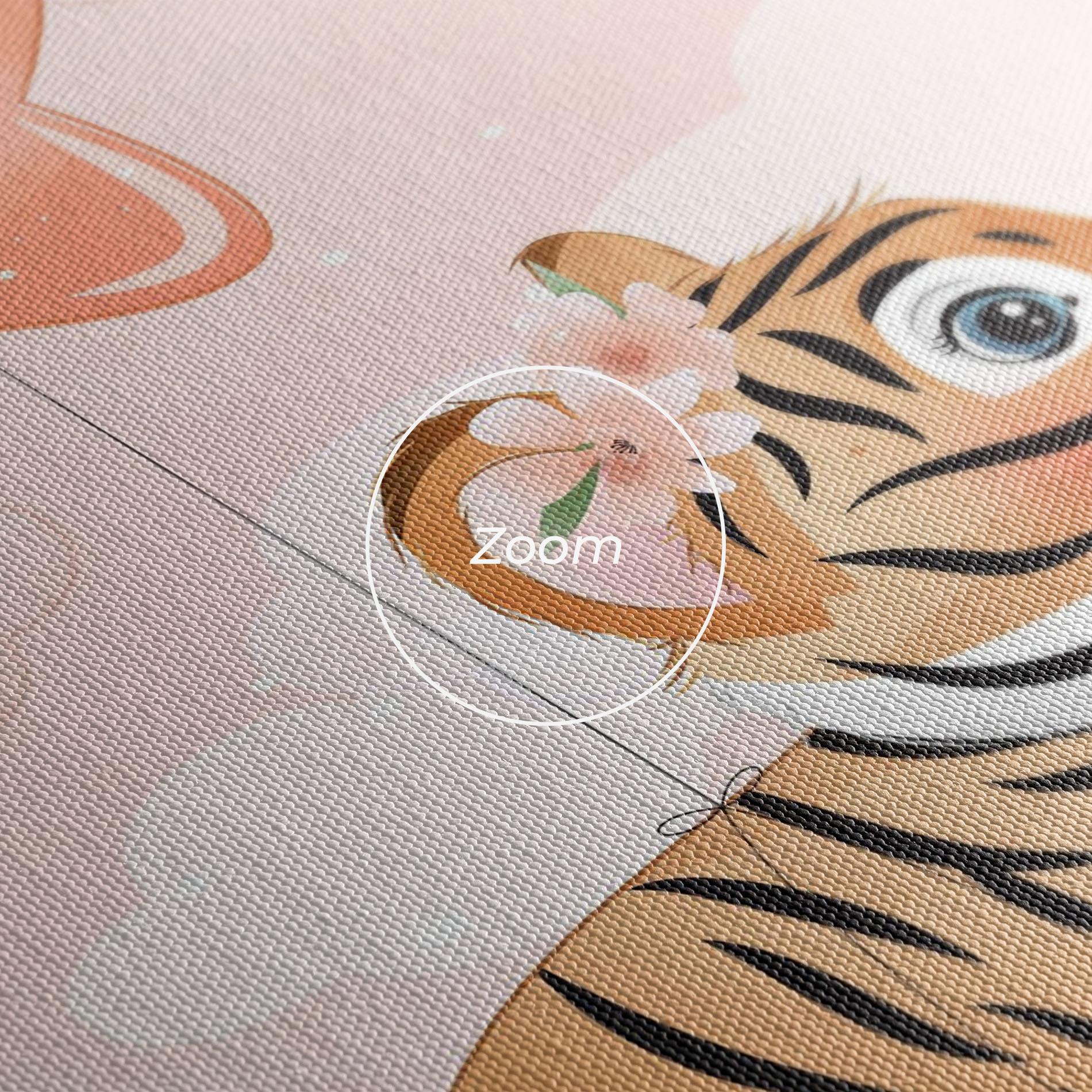 Obraz na Płótnie Baby Tiger Art mockup 3
