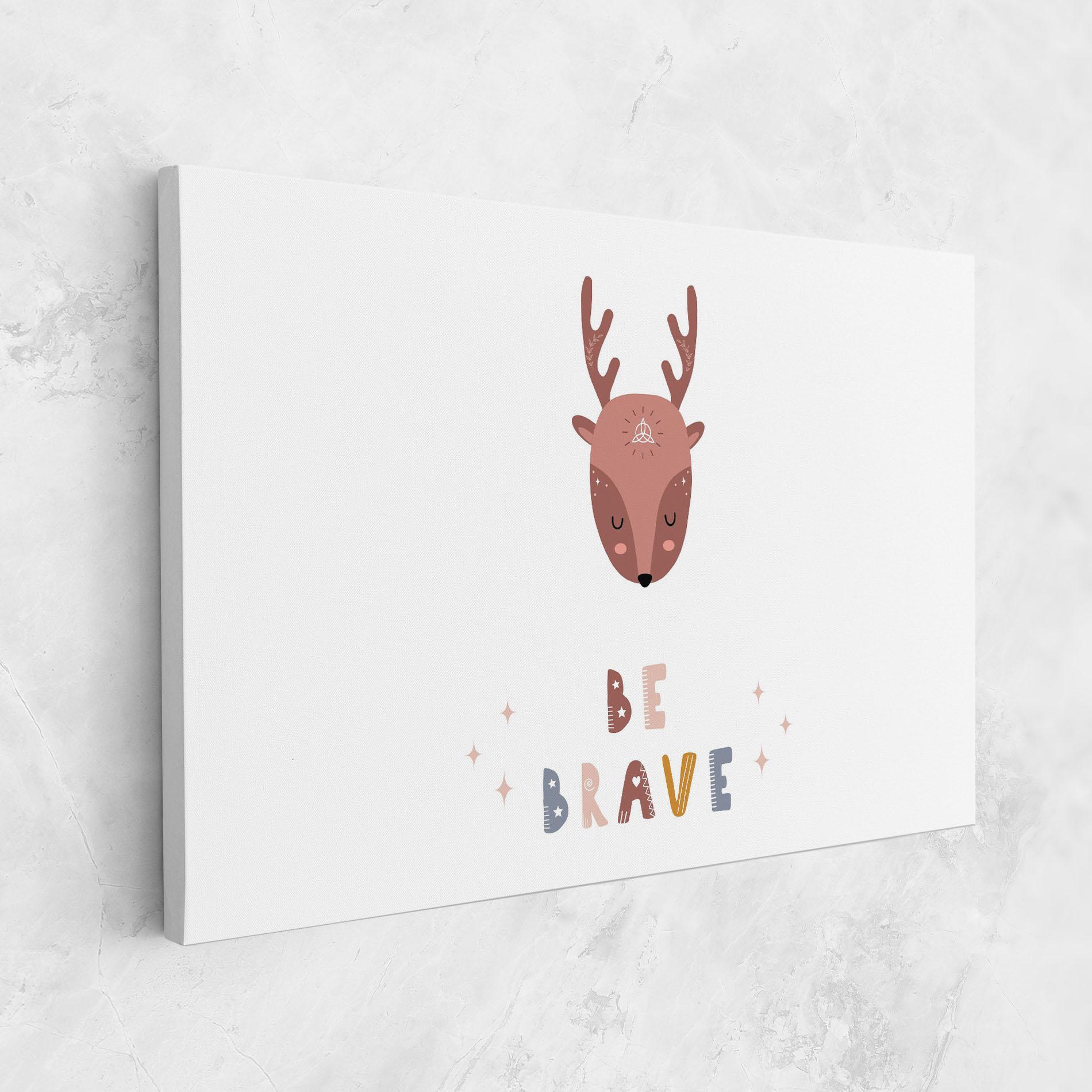 Obraz na Płótnie Brave Deer mockup 1