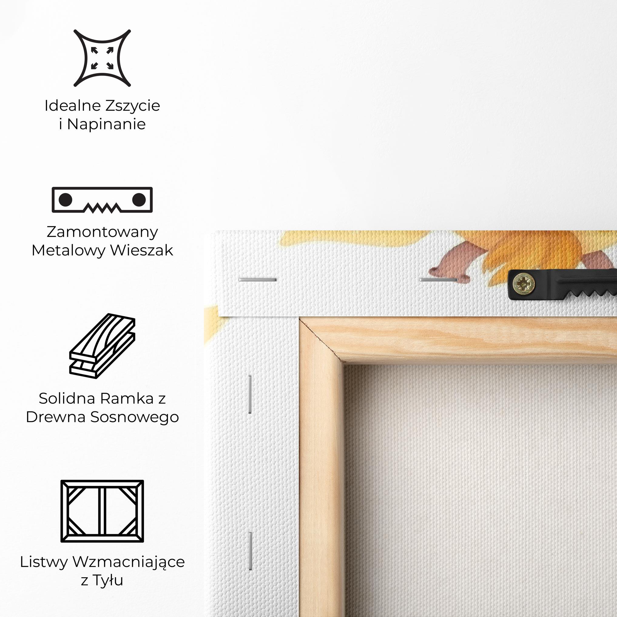 Obraz na Płótnie Adorable Giraffe mockup 5