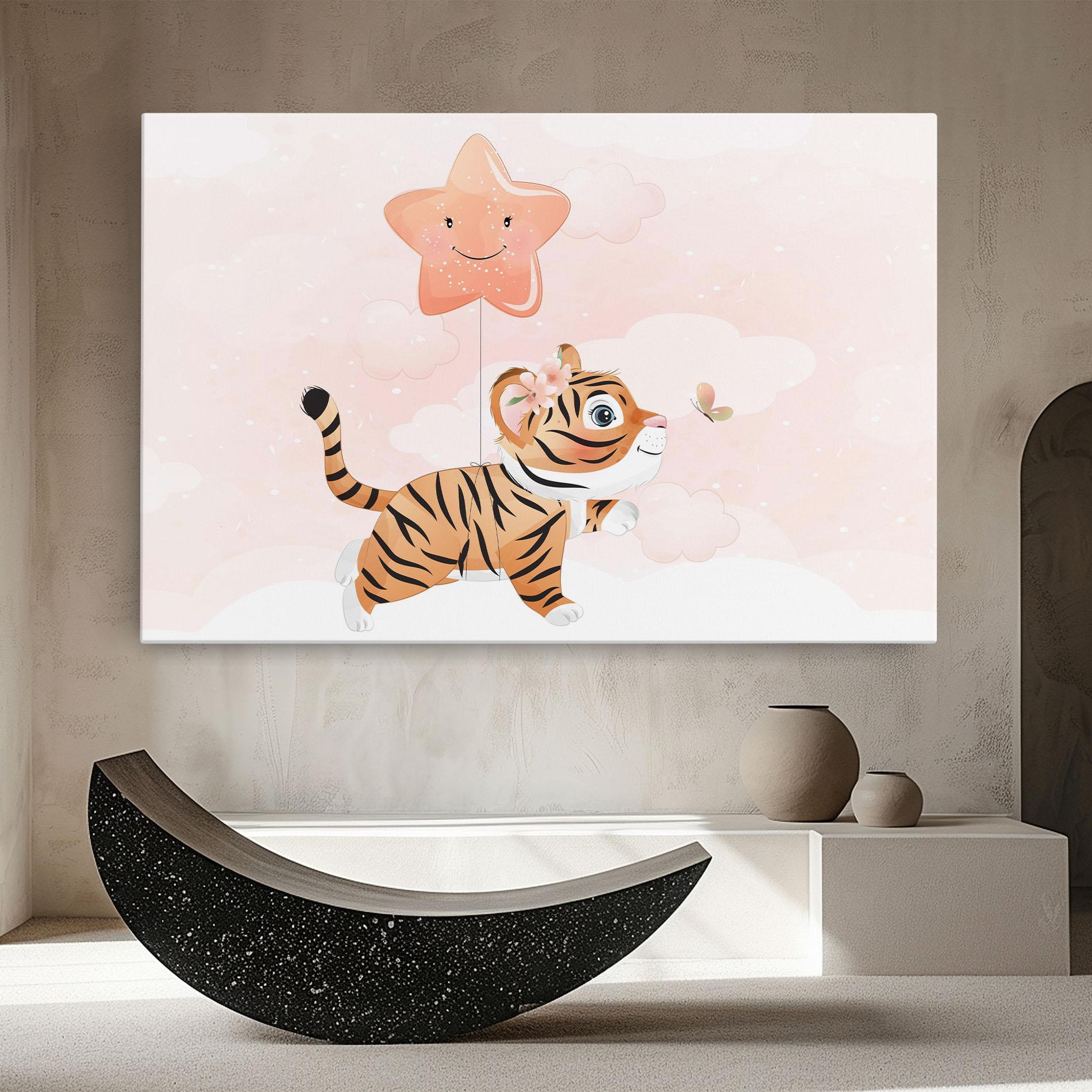 Obraz na Płótnie Baby Tiger Art mockup 8