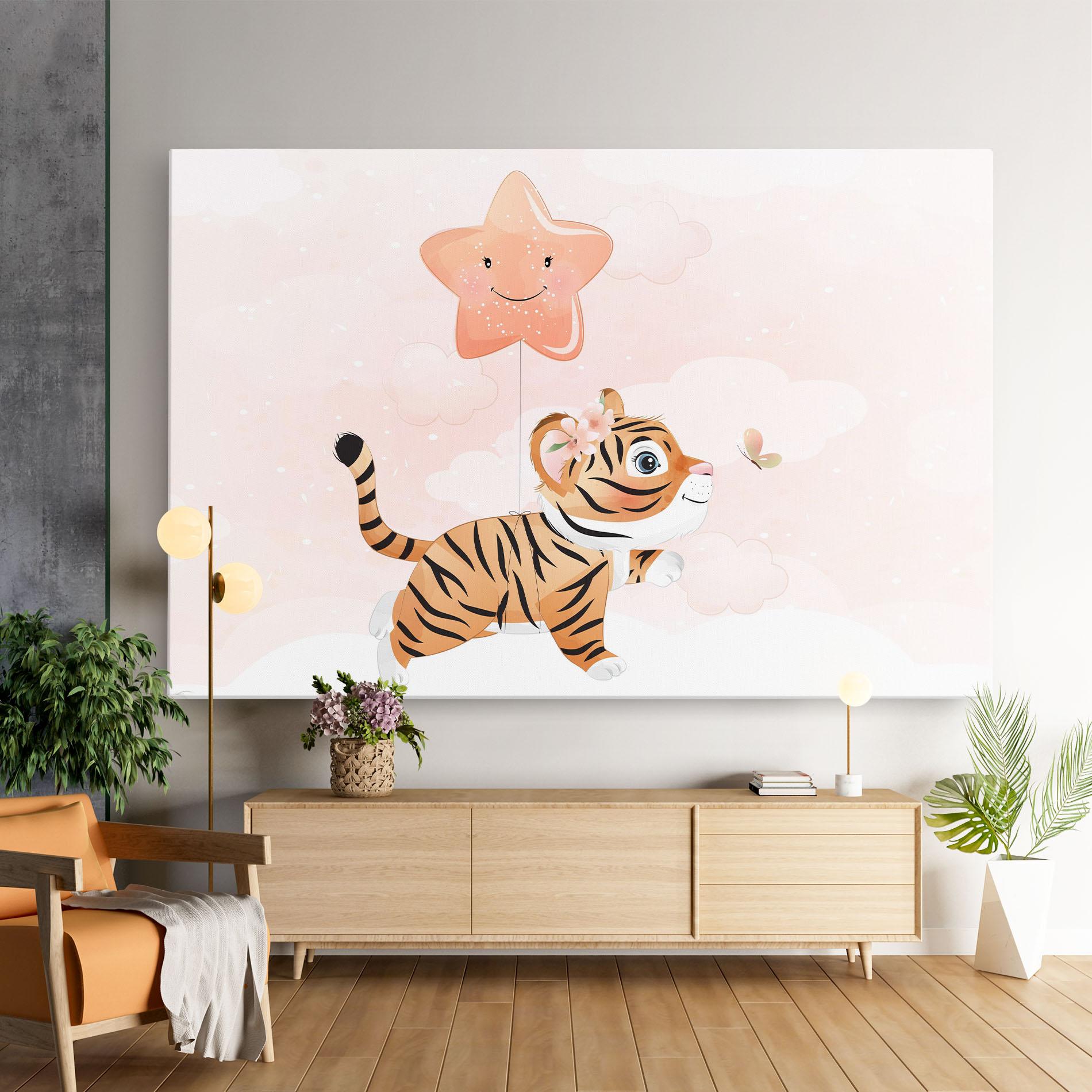 Obraz na Płótnie Baby Tiger Art mockup 9