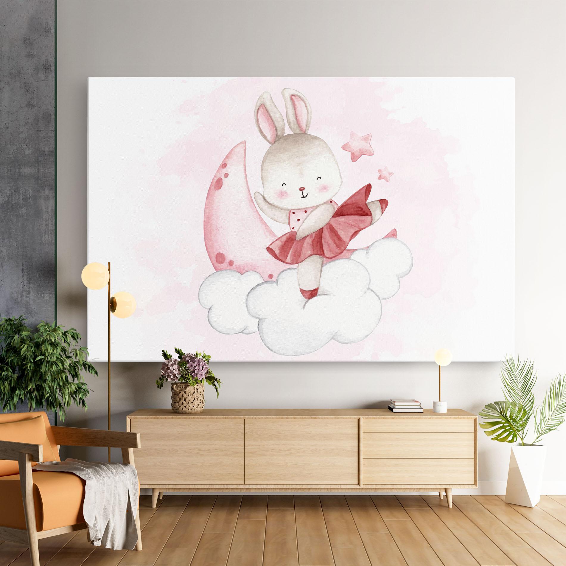 Obraz na Płótnie Ballerina Rabbit mockup 9