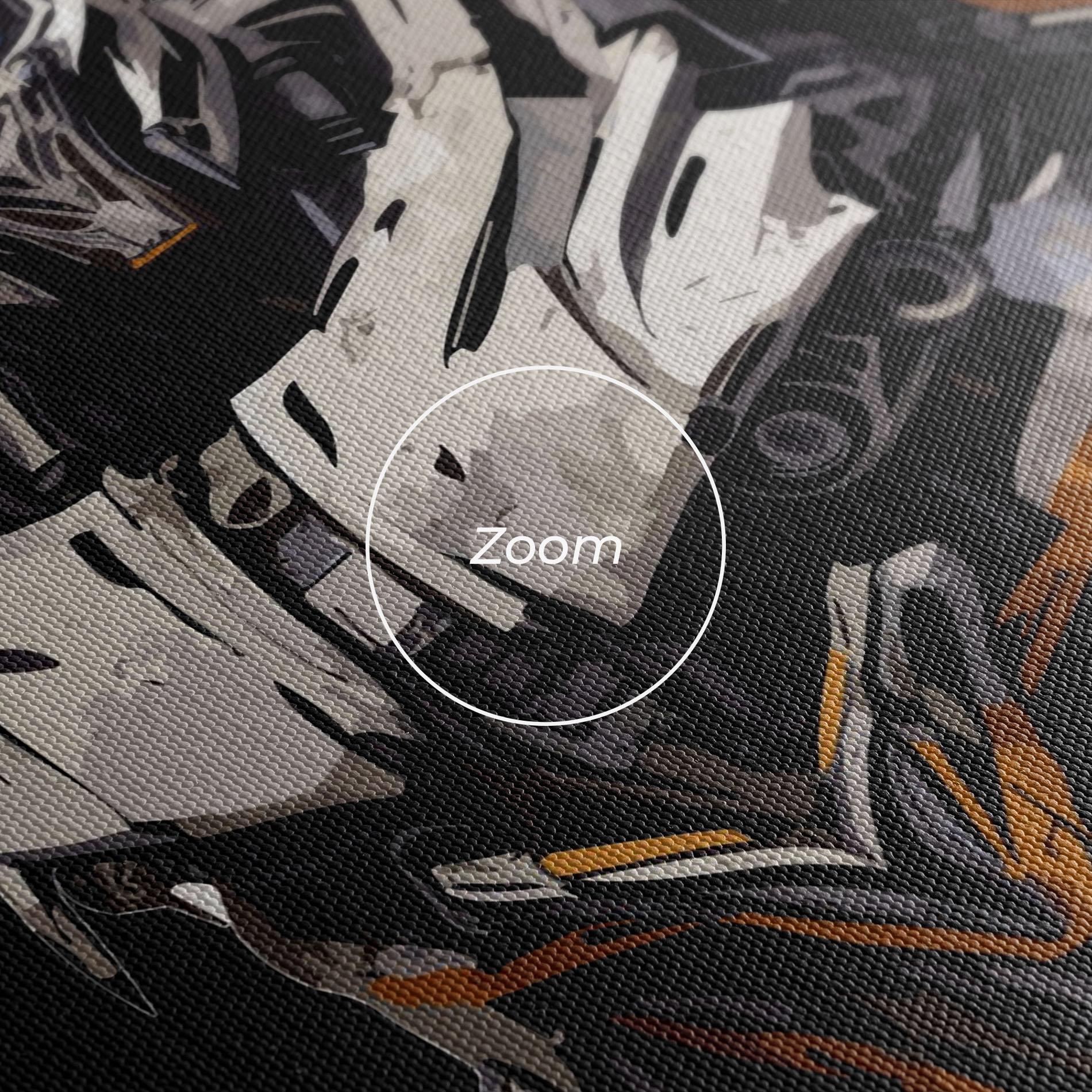 Obraz na Płótnie Grey Transformers mockup 3