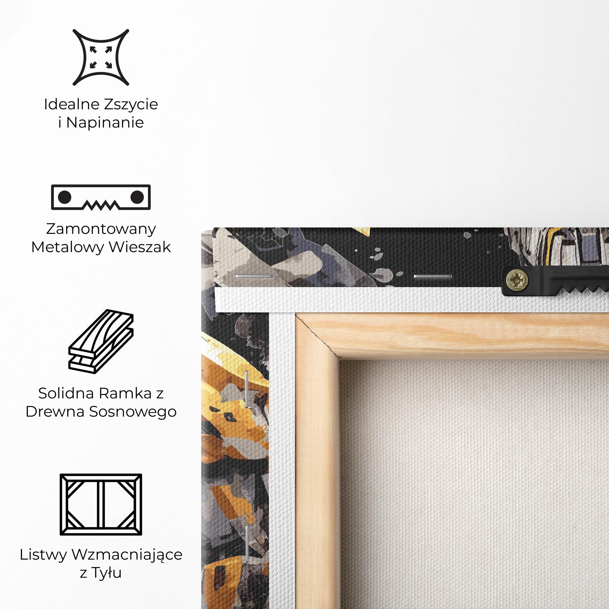 Obraz na Płótnie Grey Transformers mockup 5