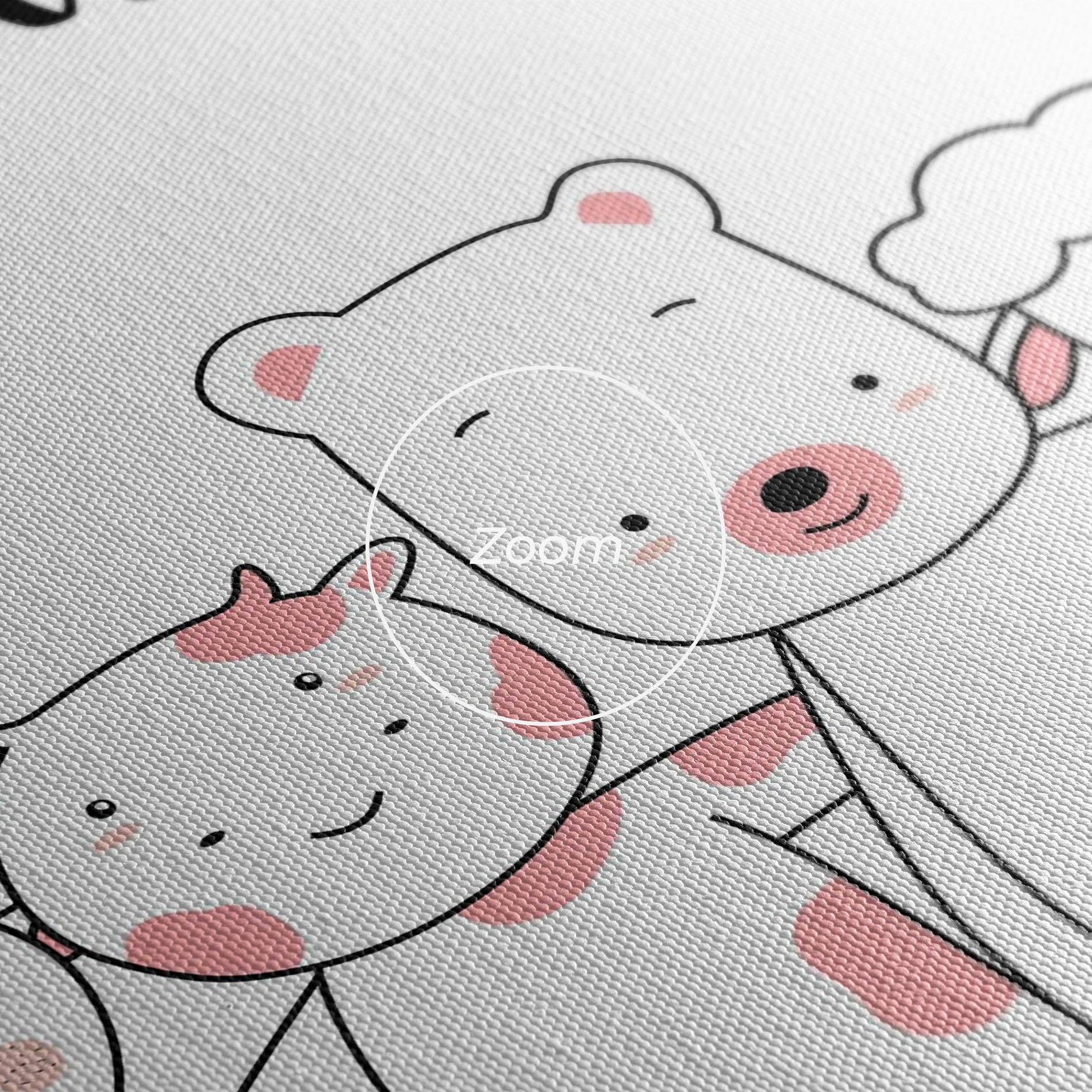 Obraz na Płótnie Friends Forever mockup 3