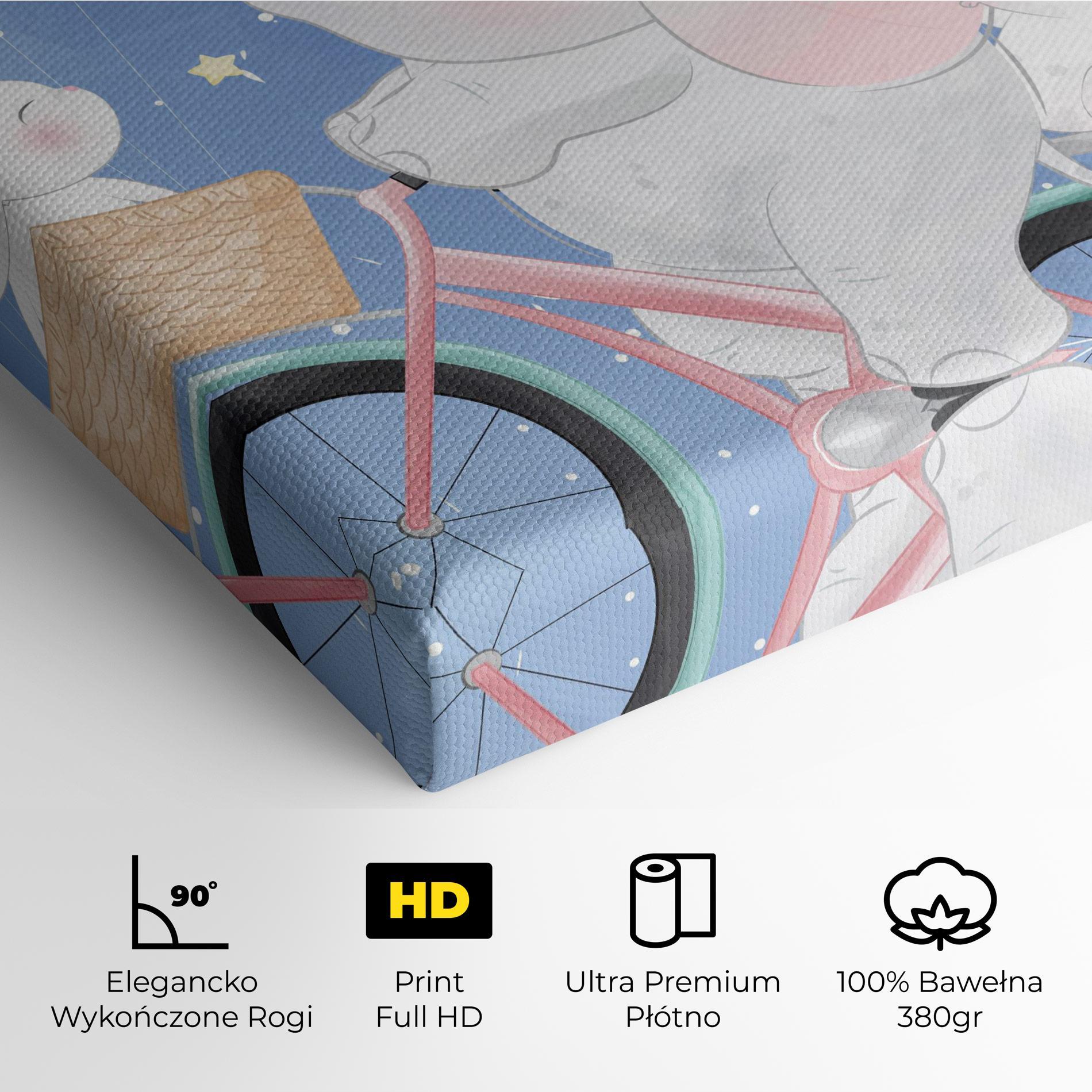 Obraz na Płótnie Bike Elephant mockup 4