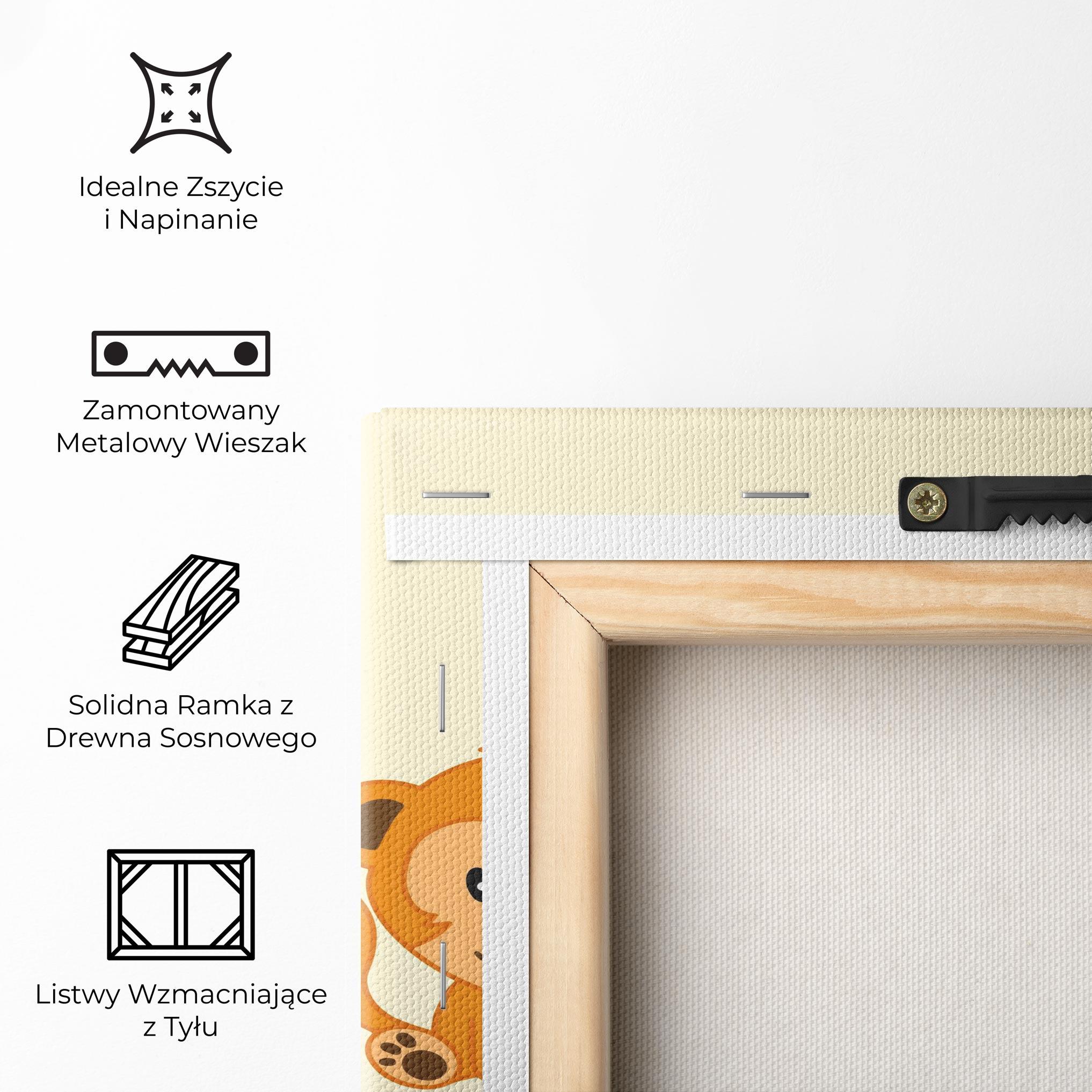 Obraz na Płótnie Cream Animals mockup 5