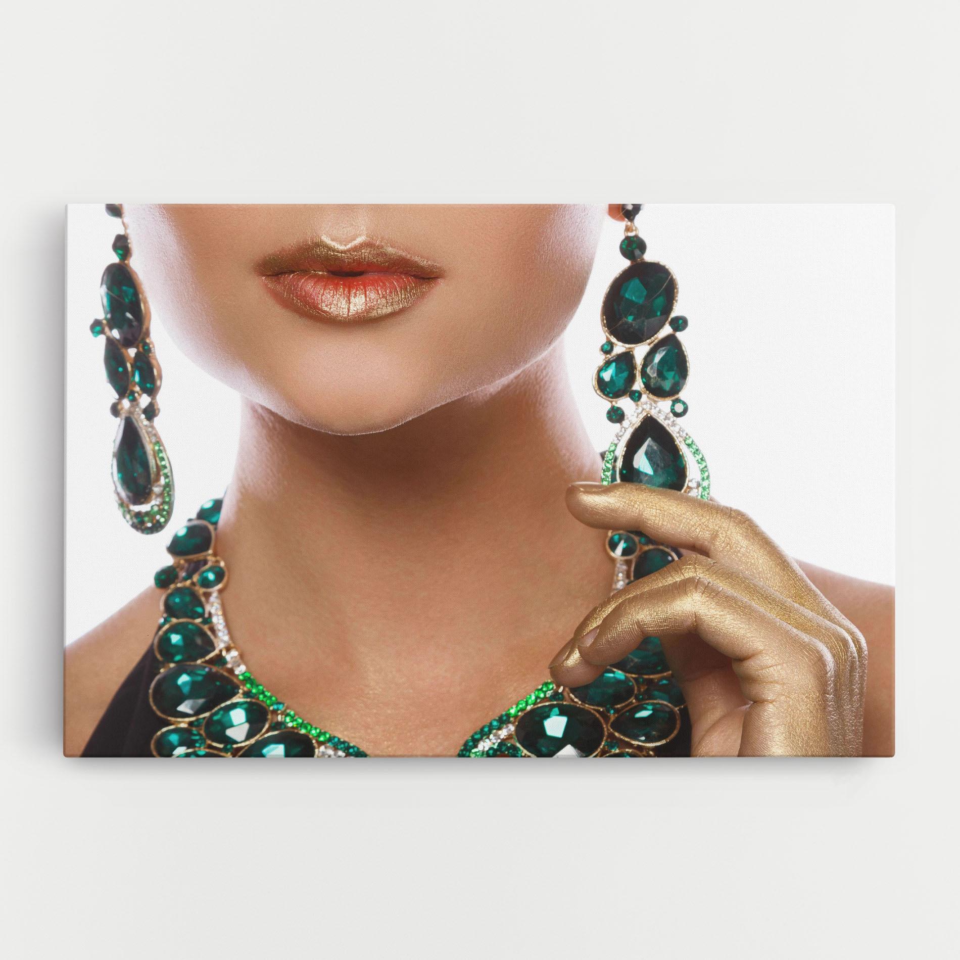 Obraz na Płótnie Green Accessory mockup 0