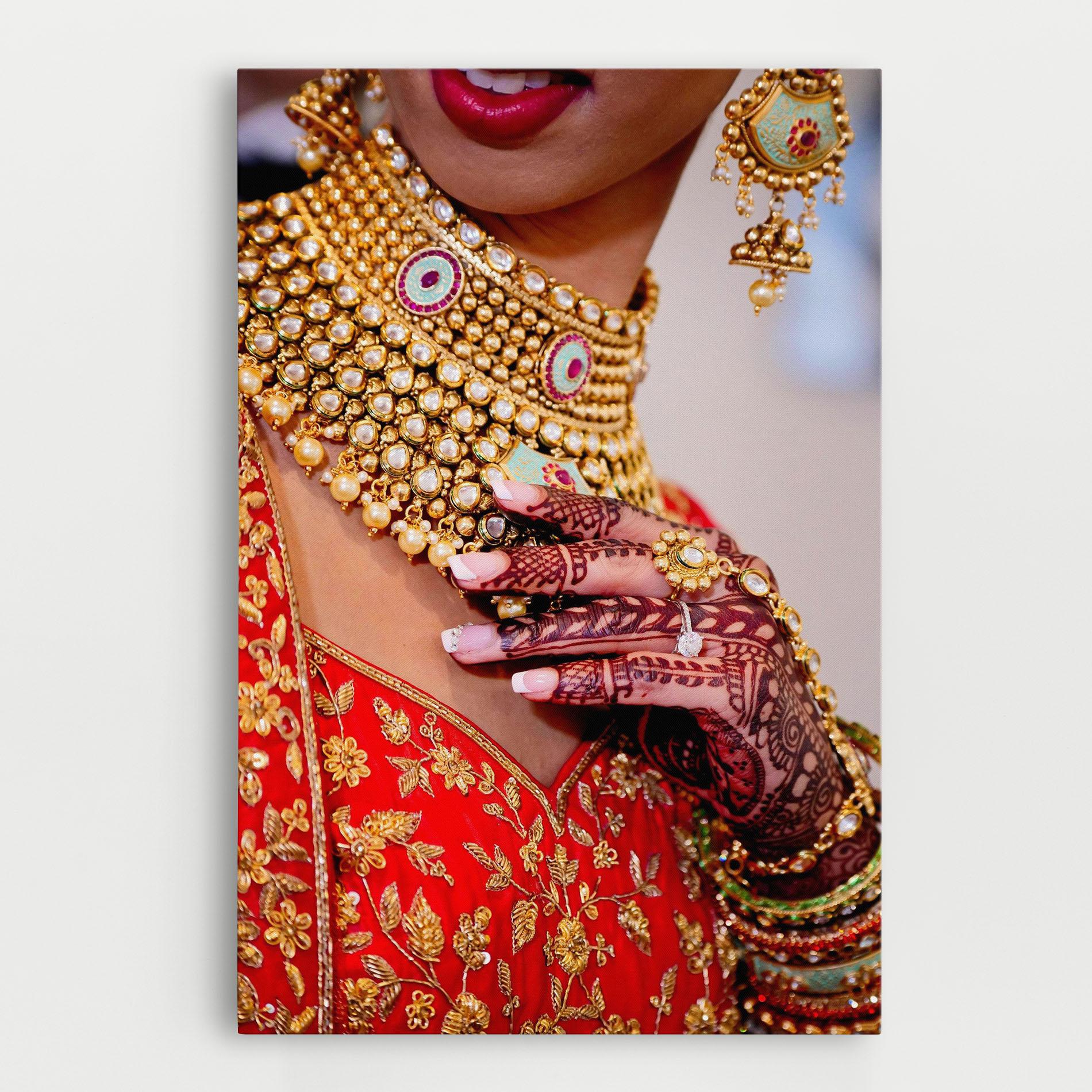 Obraz na Płótnie Gold Beautiful Jewelry mockup 0