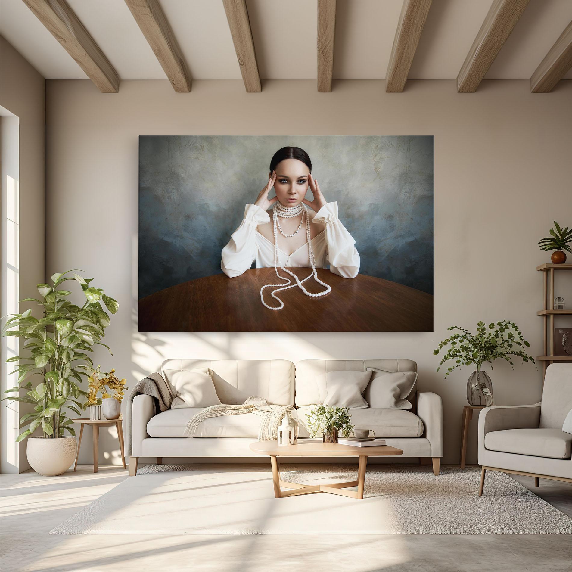 Obraz na Płótnie Boho Clothing Necklace mockup 6