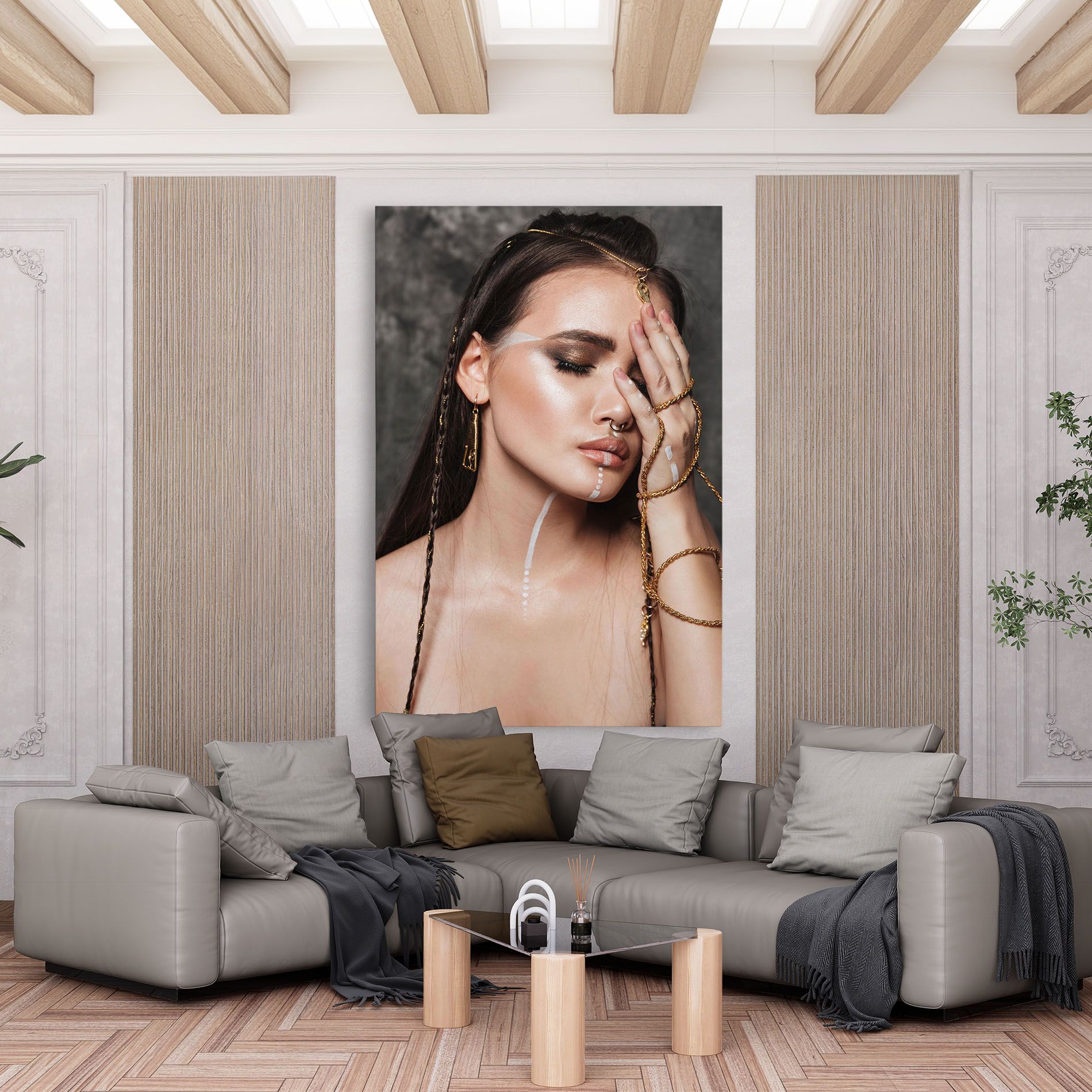 Gold Hand Accessory mockup 6