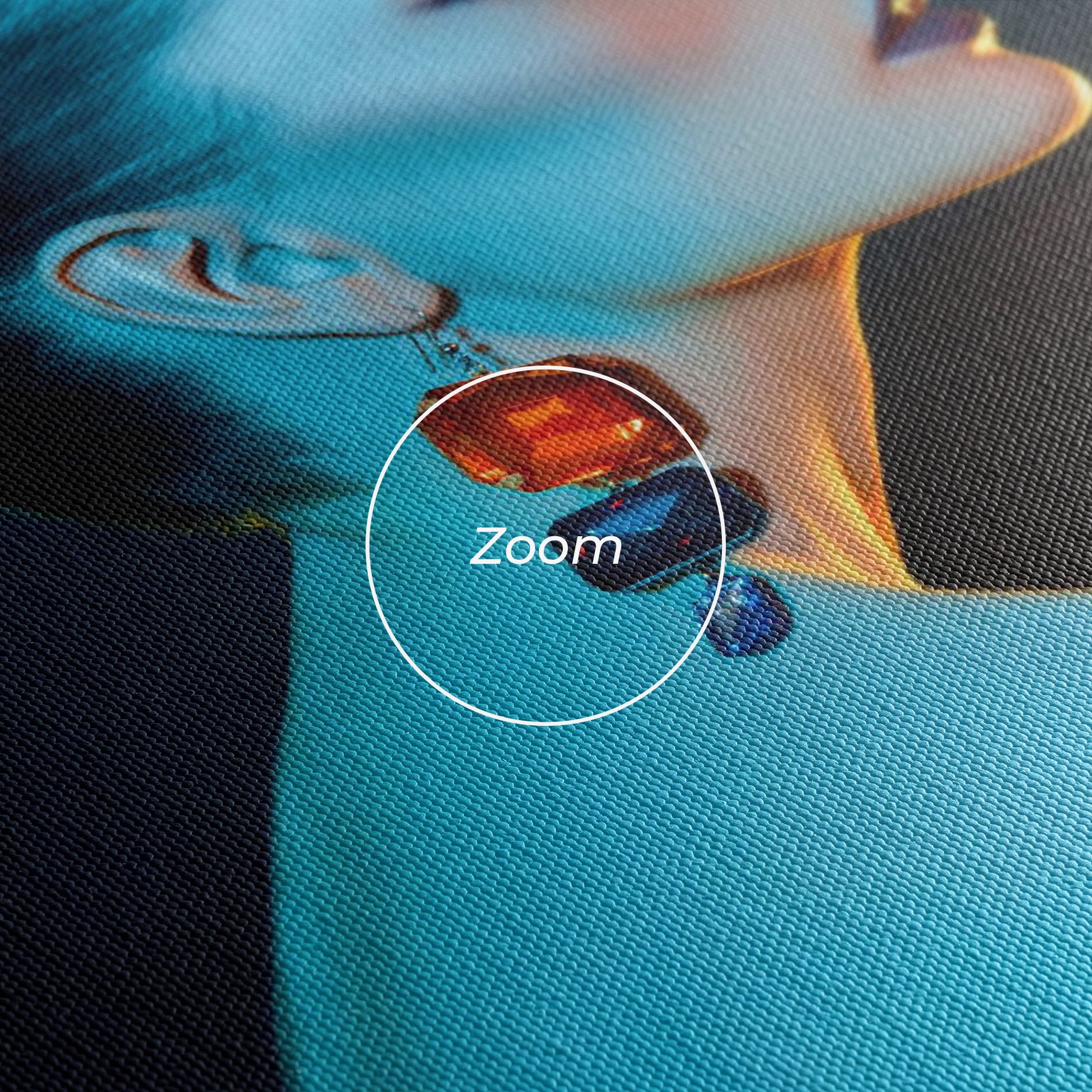 Blue Light Earring mockup 3