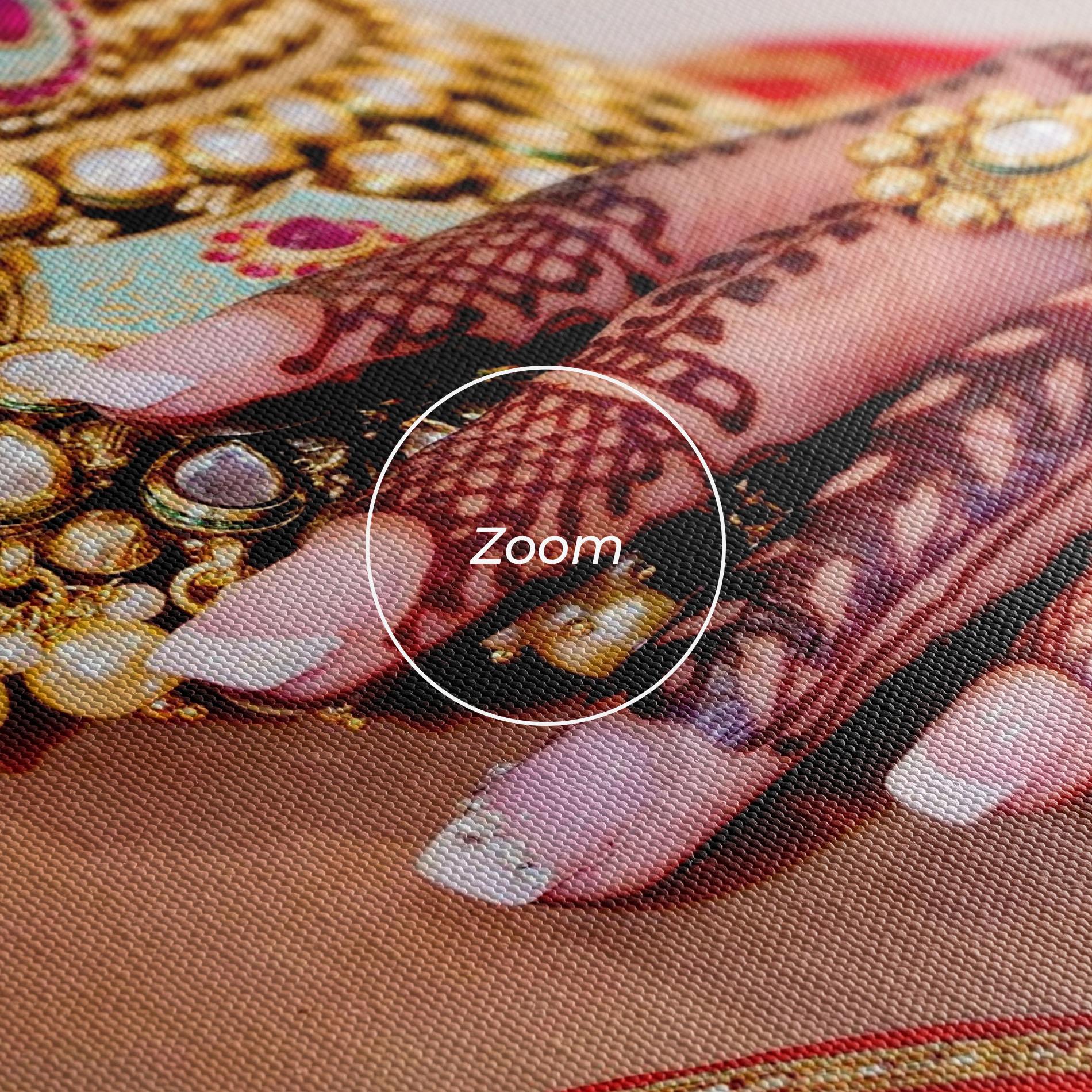 Obraz na Płótnie Gold Beautiful Jewelry mockup 3