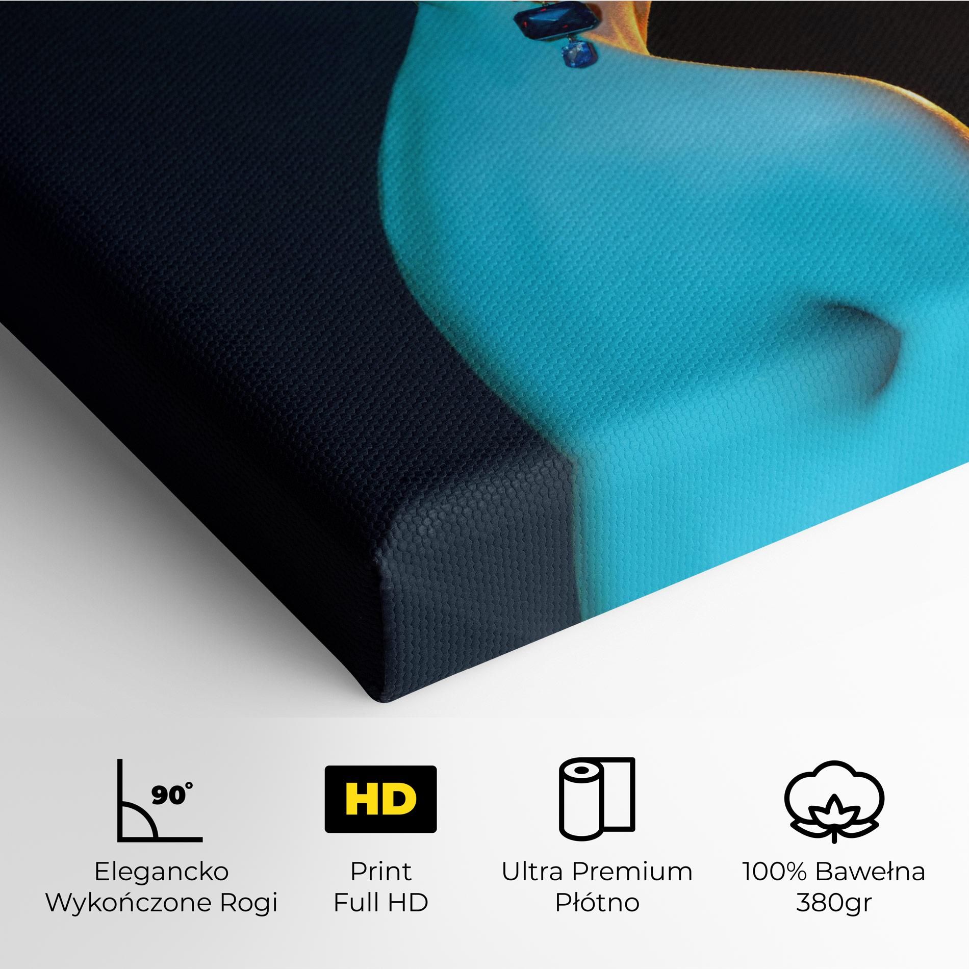 Blue Light Earring mockup 4