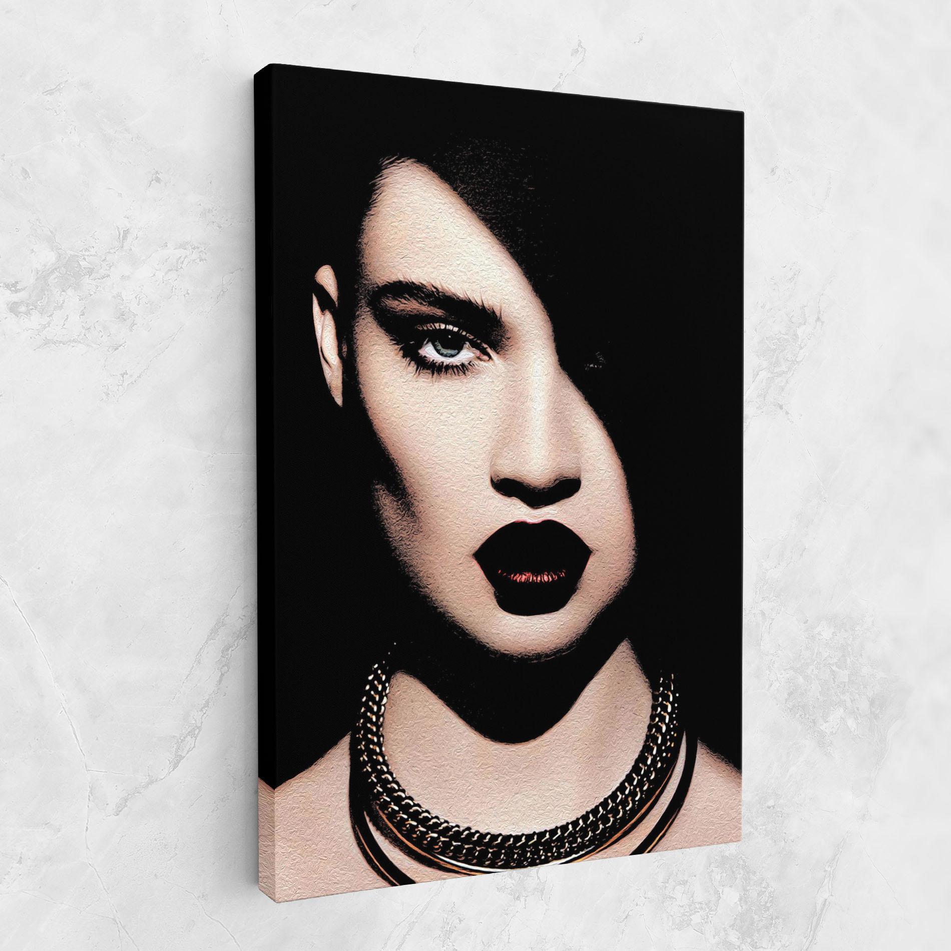 Obraz na Płótnie Gold Necklace mockup 1