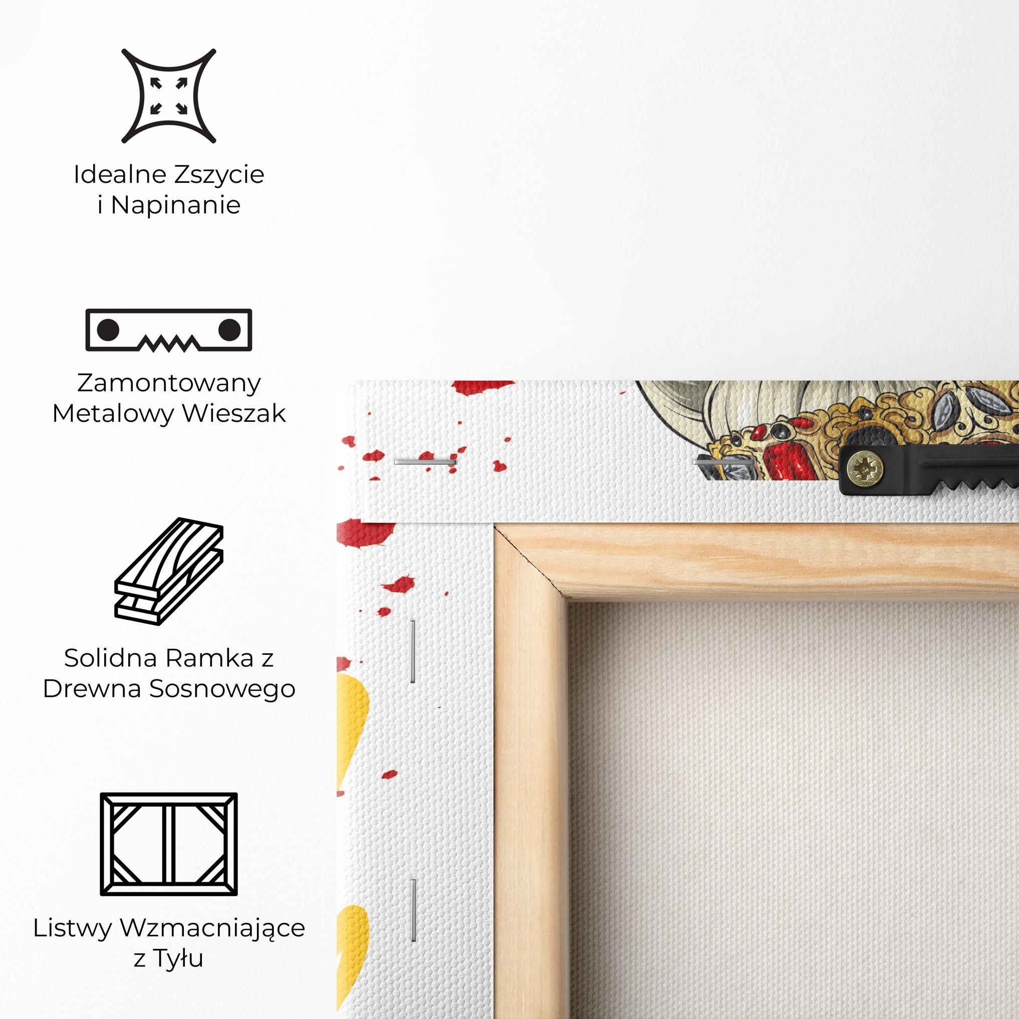 Obraz na Płótnie Gold Crown Woman mockup 5