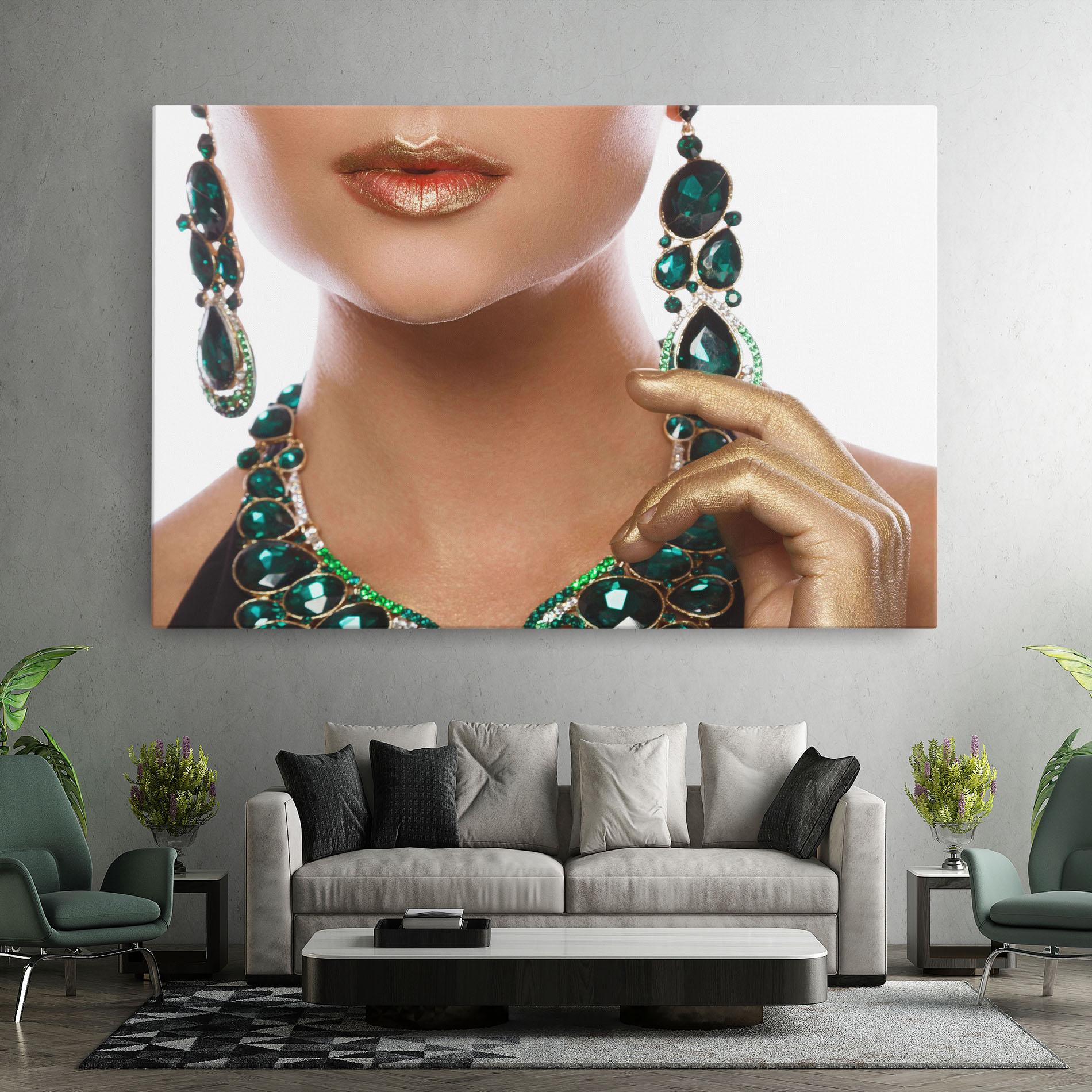 Obraz na Płótnie Green Accessory mockup 7