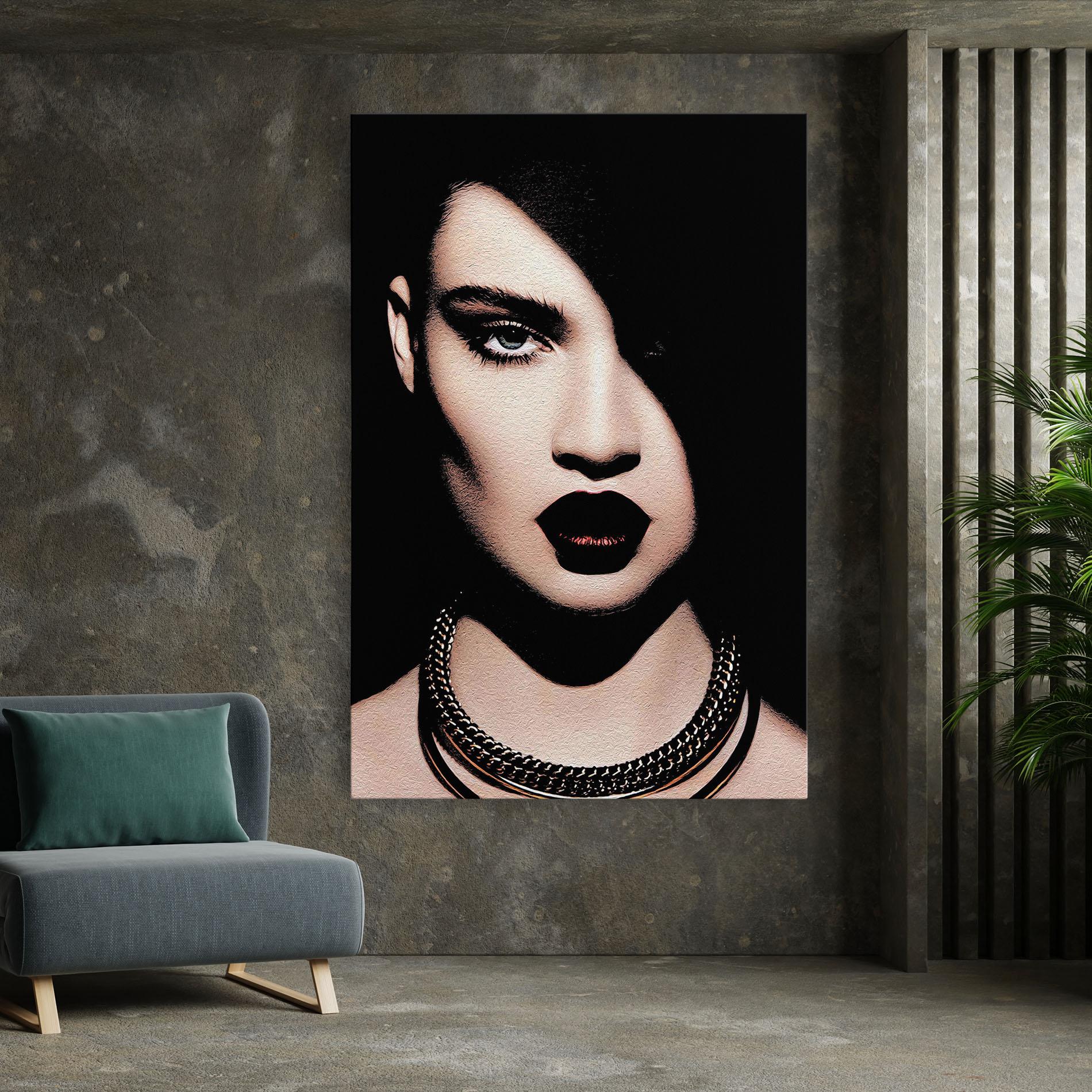 Obraz na Płótnie Gold Necklace mockup 7