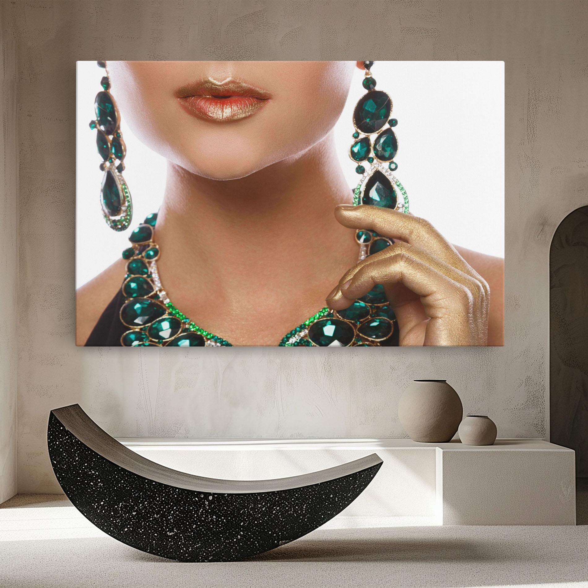 Obraz na Płótnie Green Accessory mockup 8