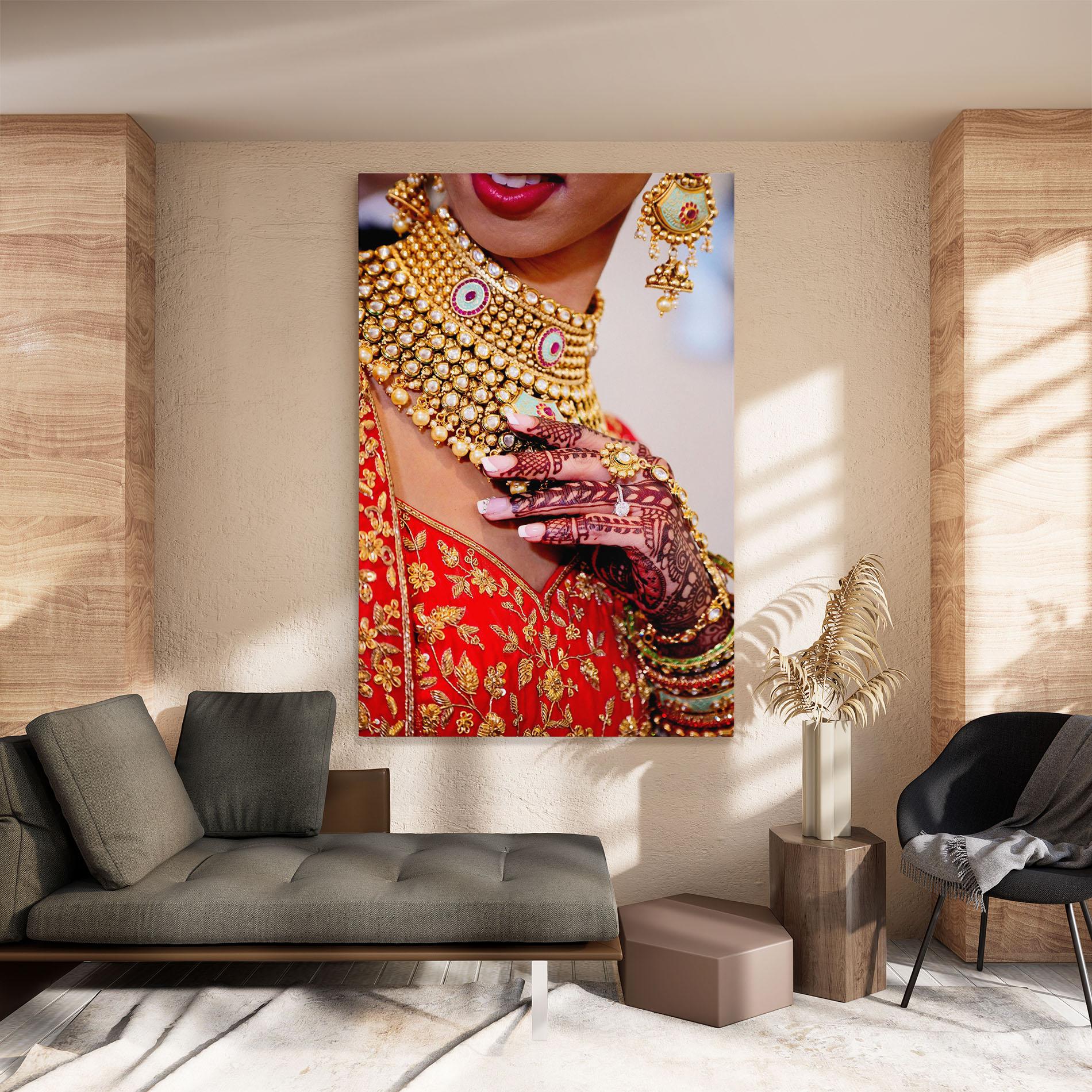 Obraz na Płótnie Gold Beautiful Jewelry mockup 8