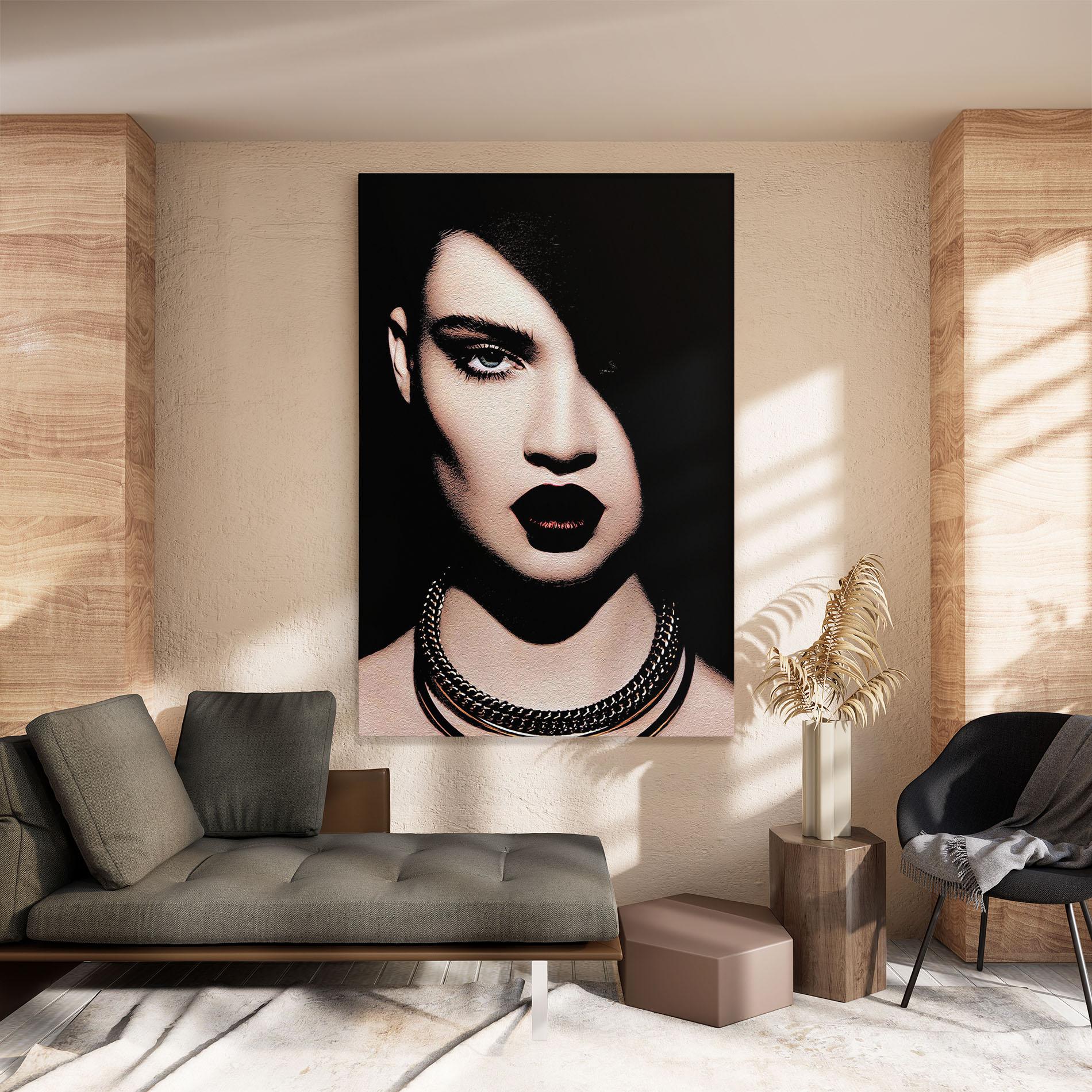 Obraz na Płótnie Gold Necklace mockup 8