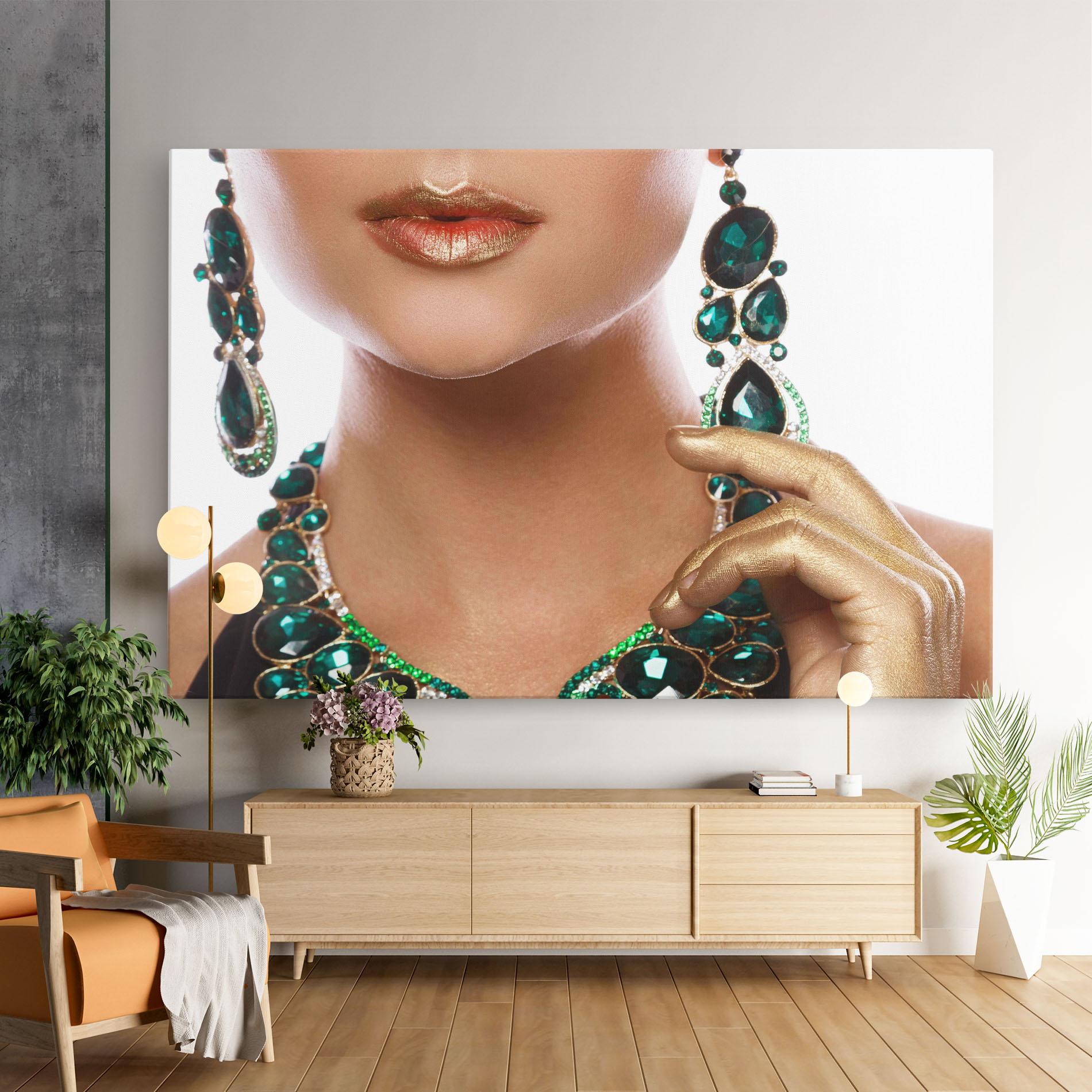 Obraz na Płótnie Green Accessory mockup 9