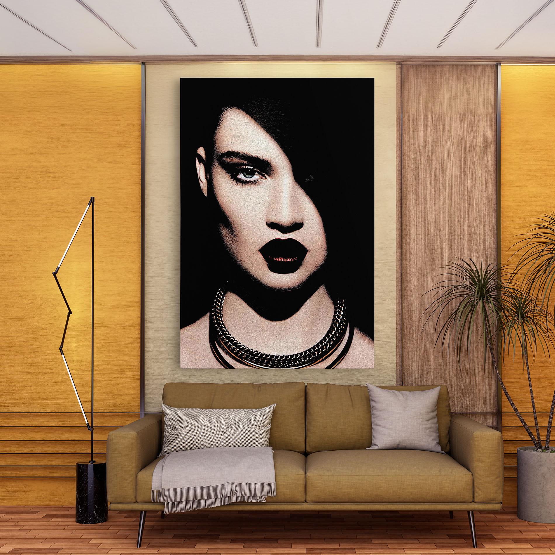 Obraz na Płótnie Gold Necklace mockup 9